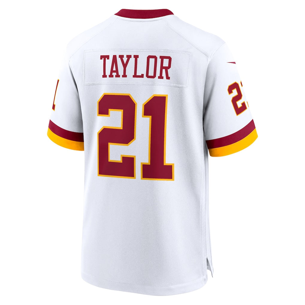 W.Commanders#21 Sean TaylorWhite Game Super Bowl Era Jersey football jersey product view 1