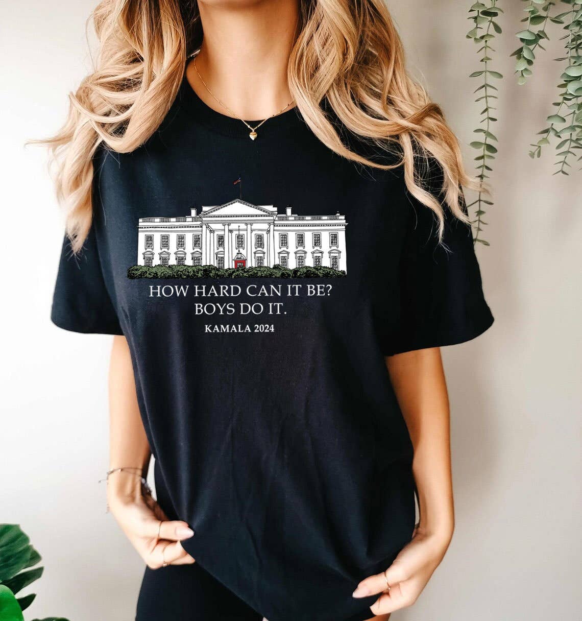 How Hard Can It Be Boys Do It Kamala Harris 2024 Shirt Unisex T-shirt, Sweatshirt, Hoodie, Long Sleeve Tee - T-Shirt, Sweatshirt, Hoodie