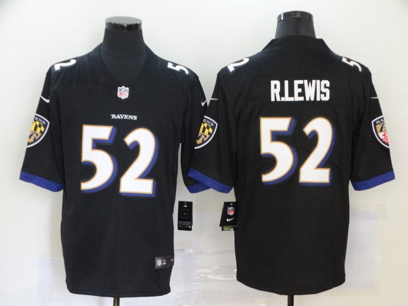 Men's Baltimore Ravens Ray Lewis Black Retired Player Jersey football jersey product view 1
