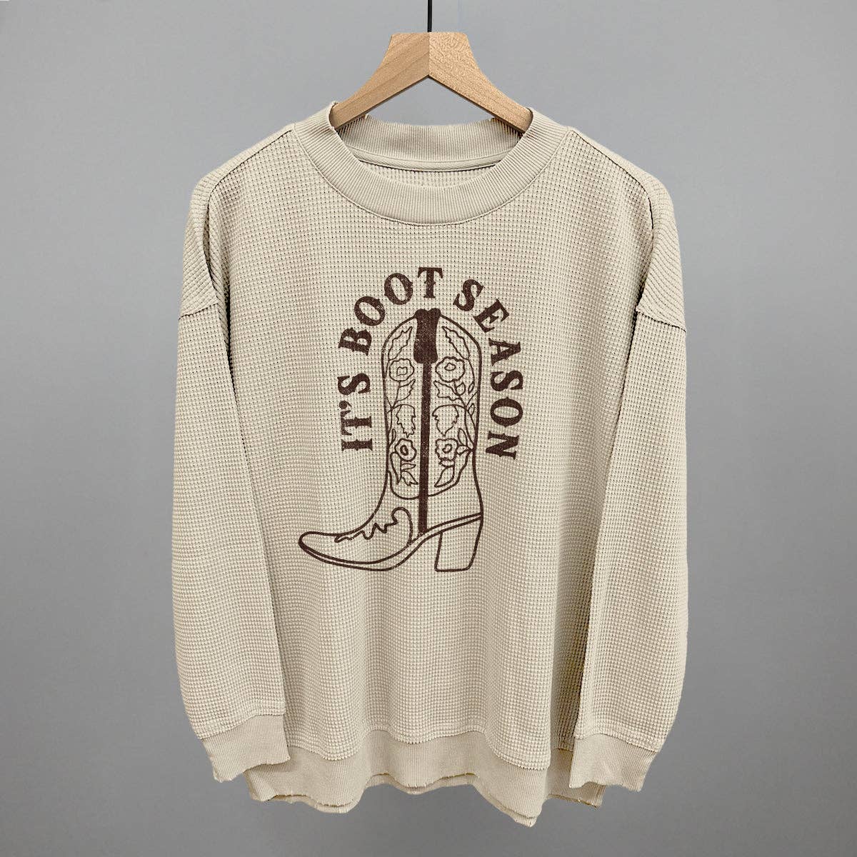 It's Boot Season Unisex T-shirt, Sweatshirt, Hoodie, Long Sleeve Tee - T-Shirt, Sweatshirt, Hoodie