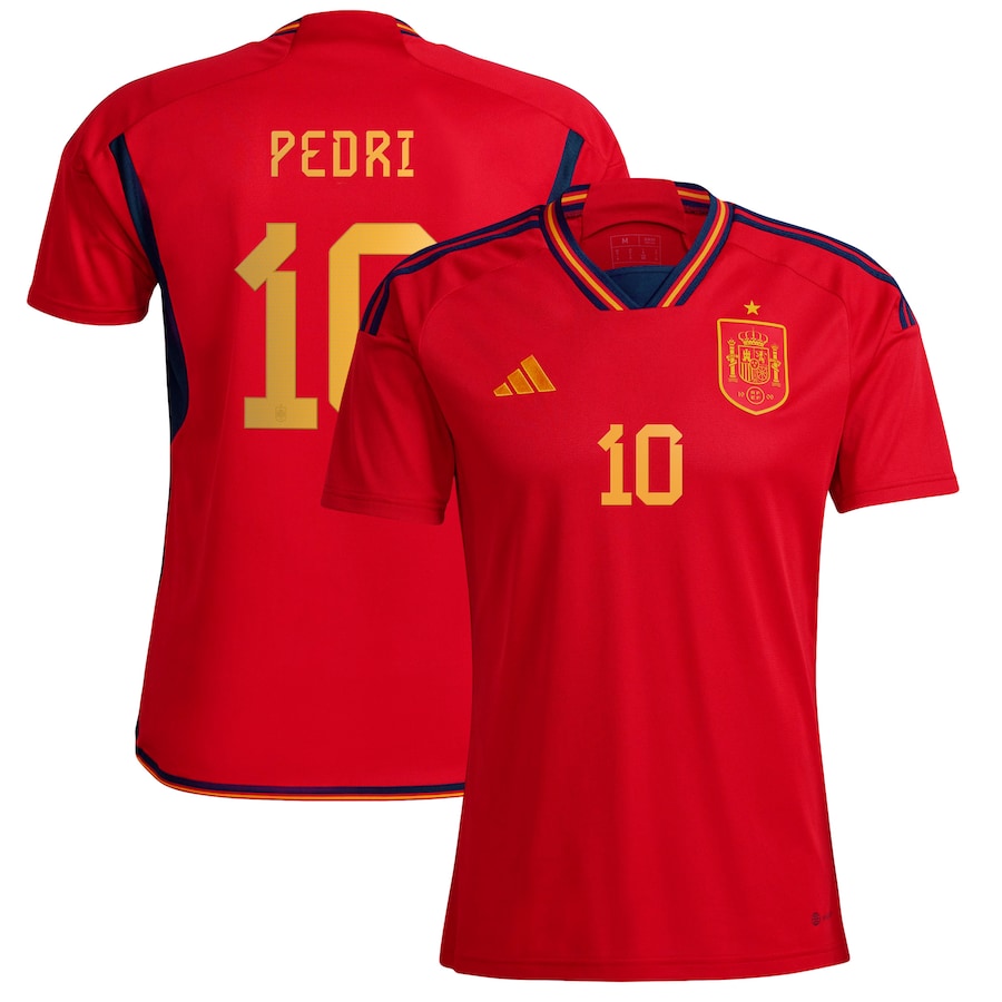 Pedri Spain Jersey sports jersey product view 1