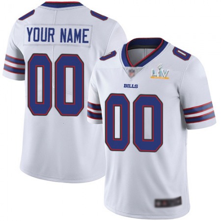 Men's Buffalo Bills Customized 2021 White Super Bowl LV Limited Stitched Jersey football jersey product view 1
