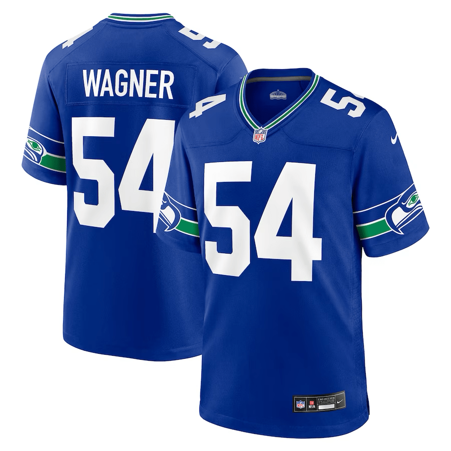 Bobby Wagner Seattle Seahawks Throwback Jersey football jersey product view 1