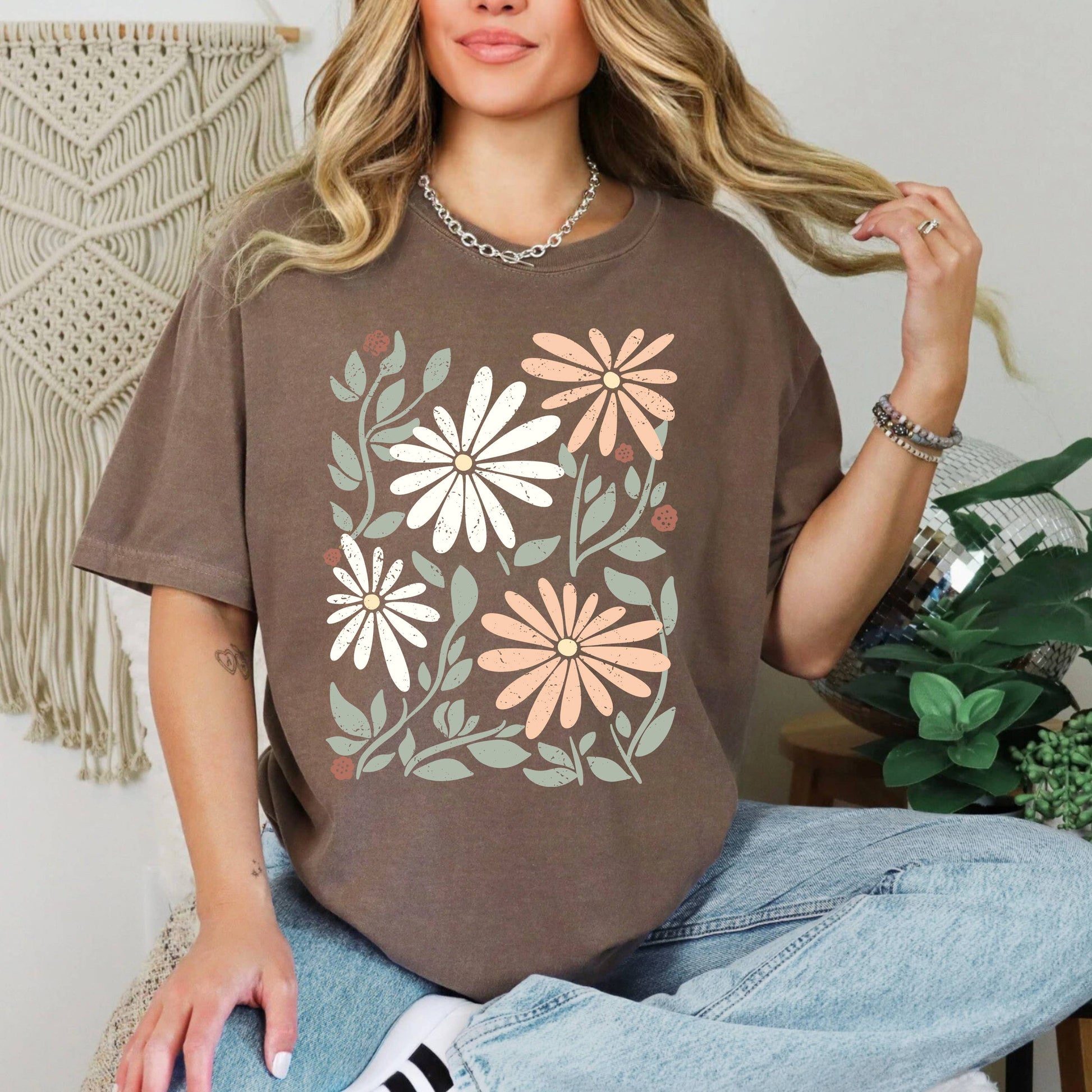 Flower Patch Tee | Floral | Garden Unisex T-shirt, Sweatshirt, Hoodie, Long Sleeve Tee - T-Shirt, Sweatshirt, Hoodie