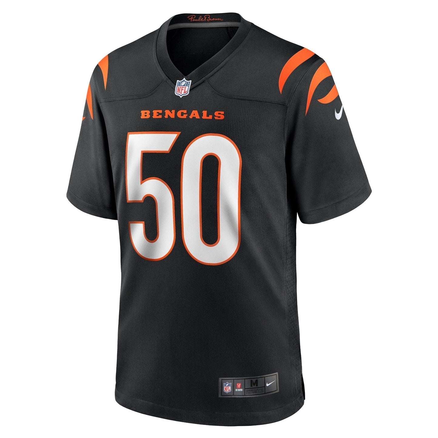 Shaka Heyward Cincinnati Bengals Team Game Jersey - Black football jersey product view 2