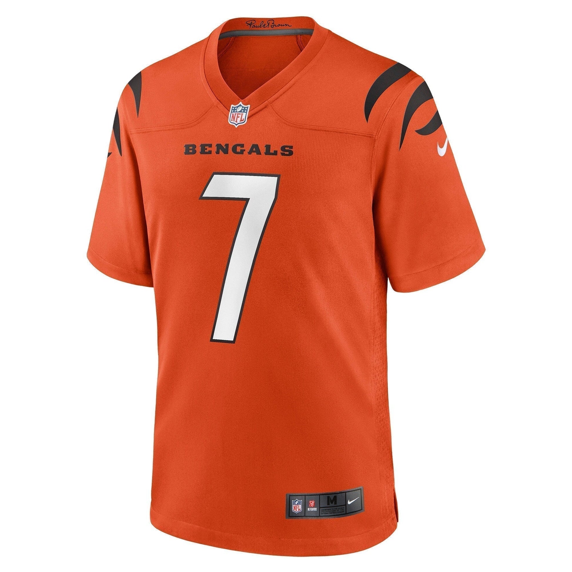 Boomer Esiason Cincinnati Bengals Retired Alternate Game Jersey - Orange football jersey product view 2
