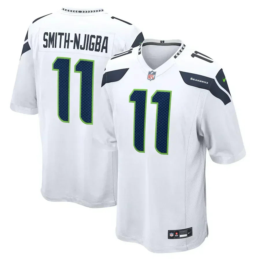 Jaxon Smith-Njigba Seattle Seahawks Jersey - White football jersey product view 1