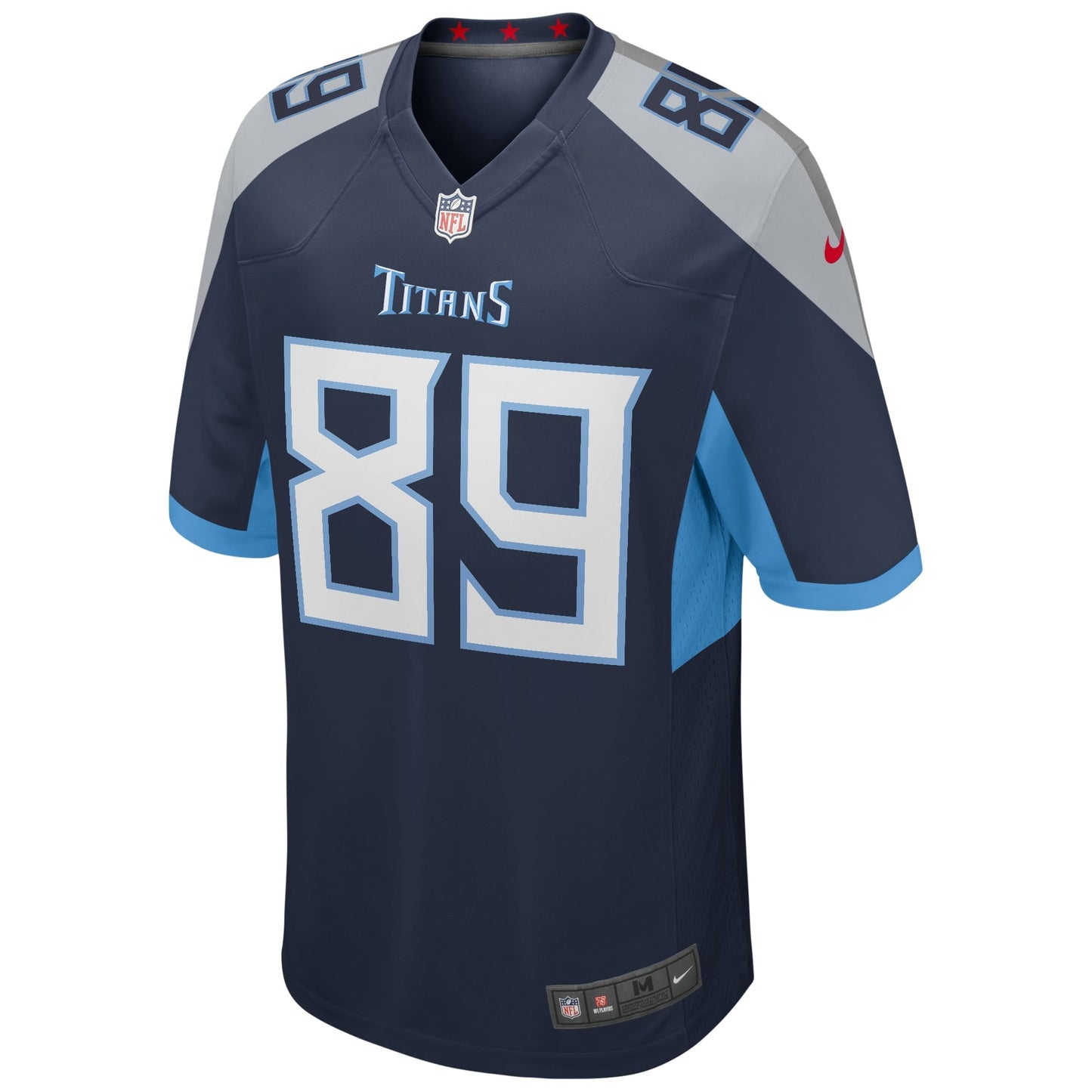 Frank Wycheck Tennessee Titans Game Retired Jersey - Navy football jersey product view 2