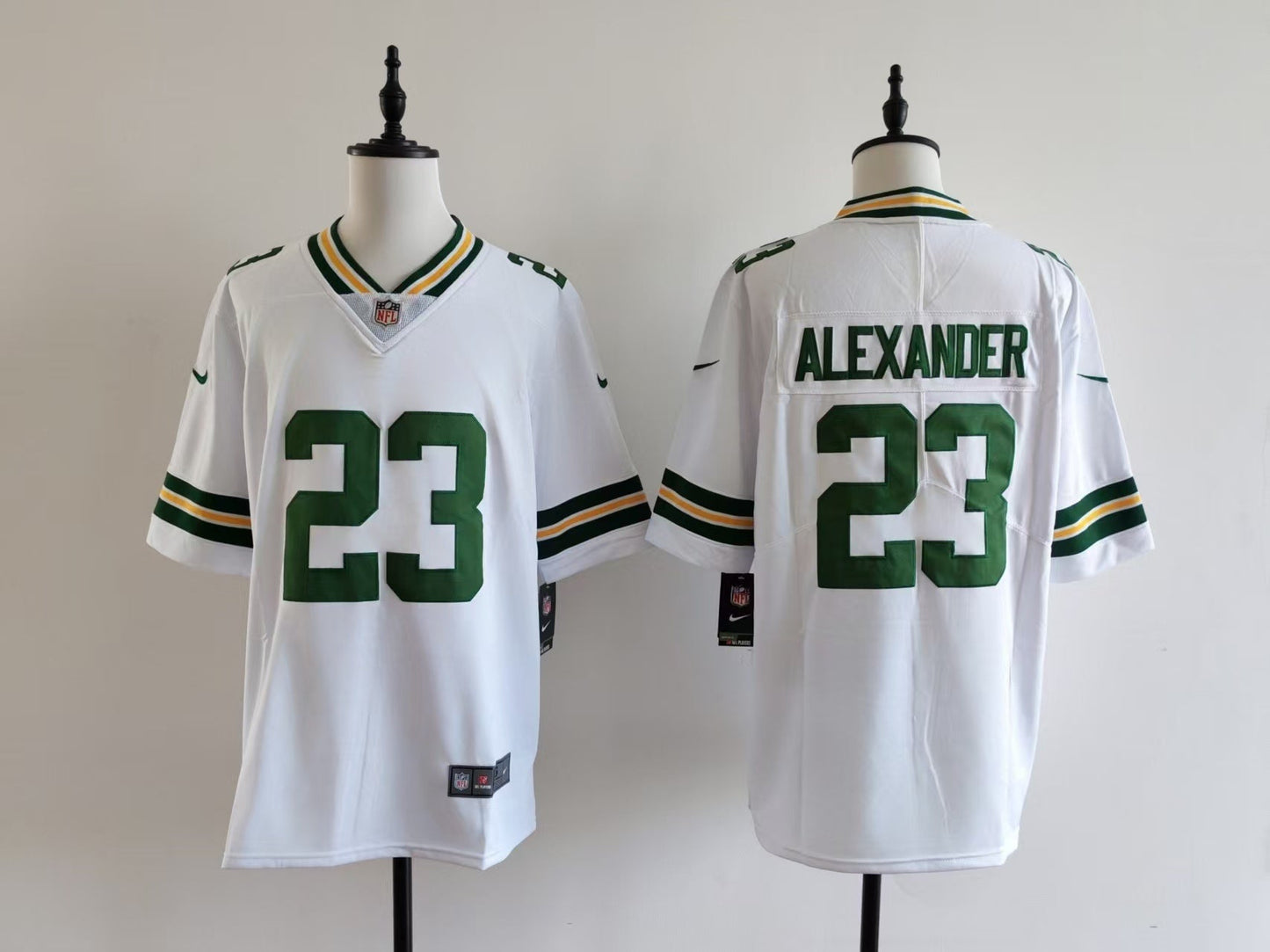 Men's Green Bay Packers Jaire Alexander Jersey - White football jersey product view 1