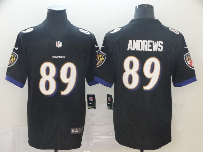 Men's Baltimore Ravens Mark Andrews Black Vapor Limited Jersey football jersey product view 1