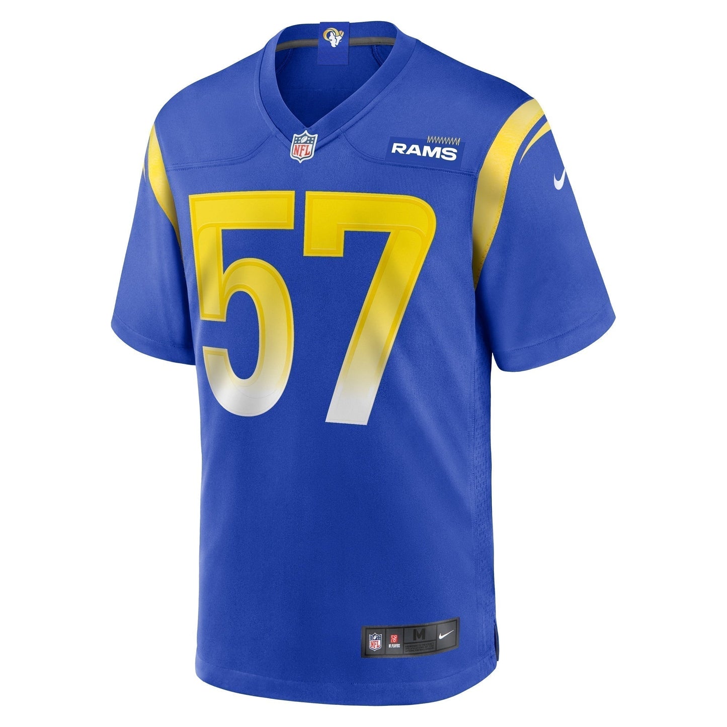 Zachary Thomas Los Angeles Rams Team Game Jersey - Royal football jersey product view 2