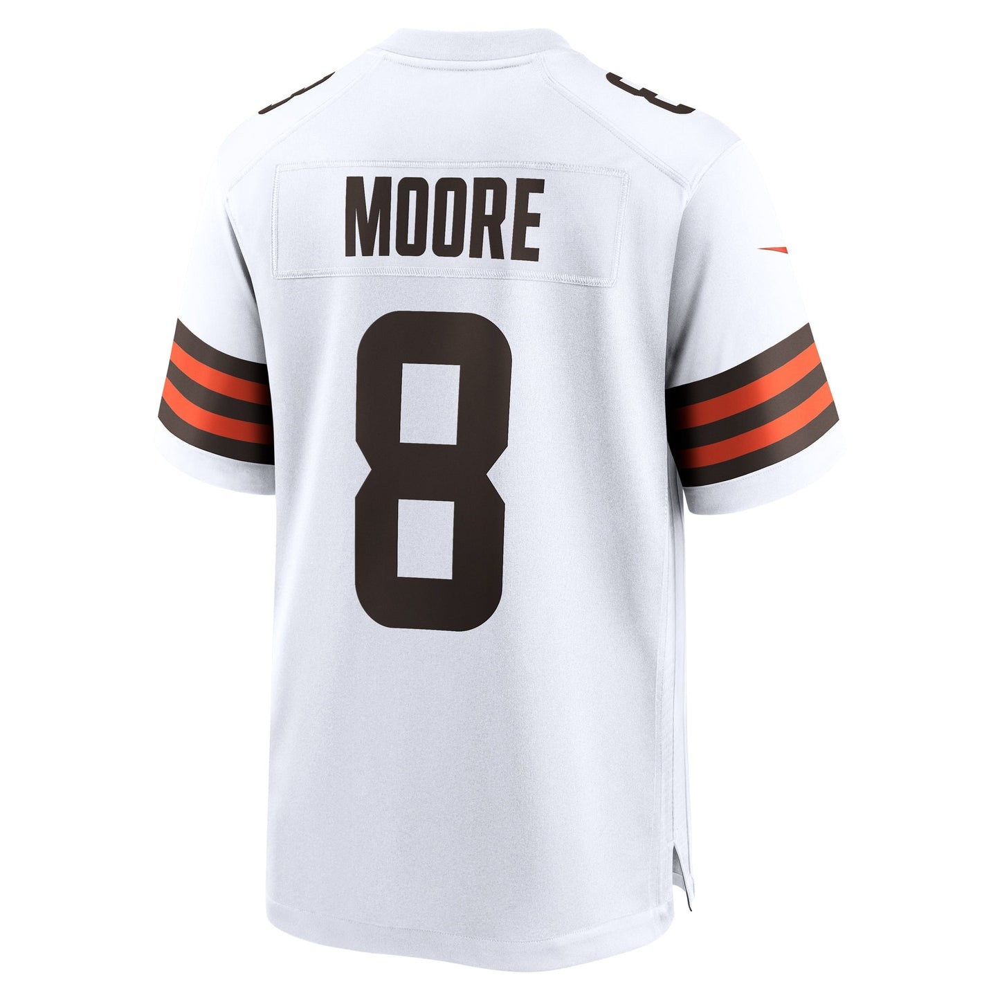 Elijah Moore Cleveland Browns Team Game Jersey - White football jersey product view 3