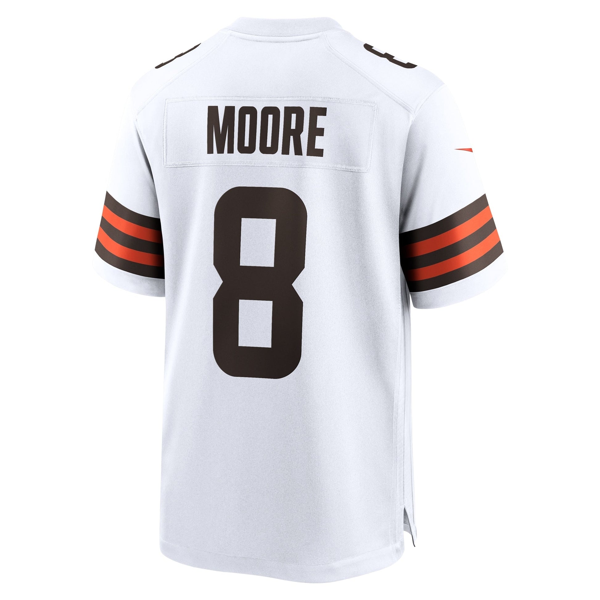 Elijah Moore Cleveland Browns Team Game Jersey - White football jersey product view 3