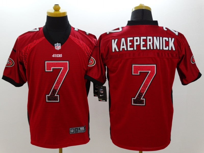 Men's San Francisco 49ers Colin Kaepernick #7 Red Game Jersey1 football jersey product view 1