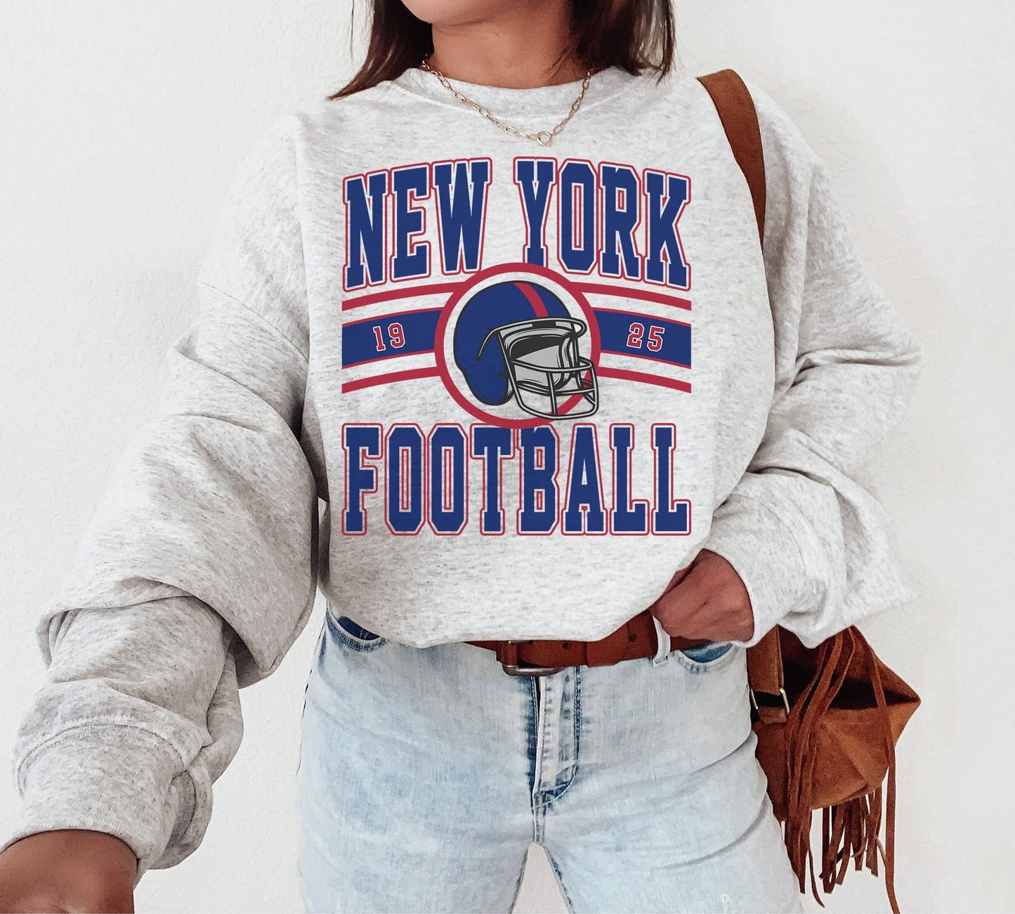 New York Giant Football Crewneck Vintage Fan Unisex T-shirt, Sweatshirt, Hoodie, Long Sleeve Tee - T-Shirt, Sweatshirt, Hoodie