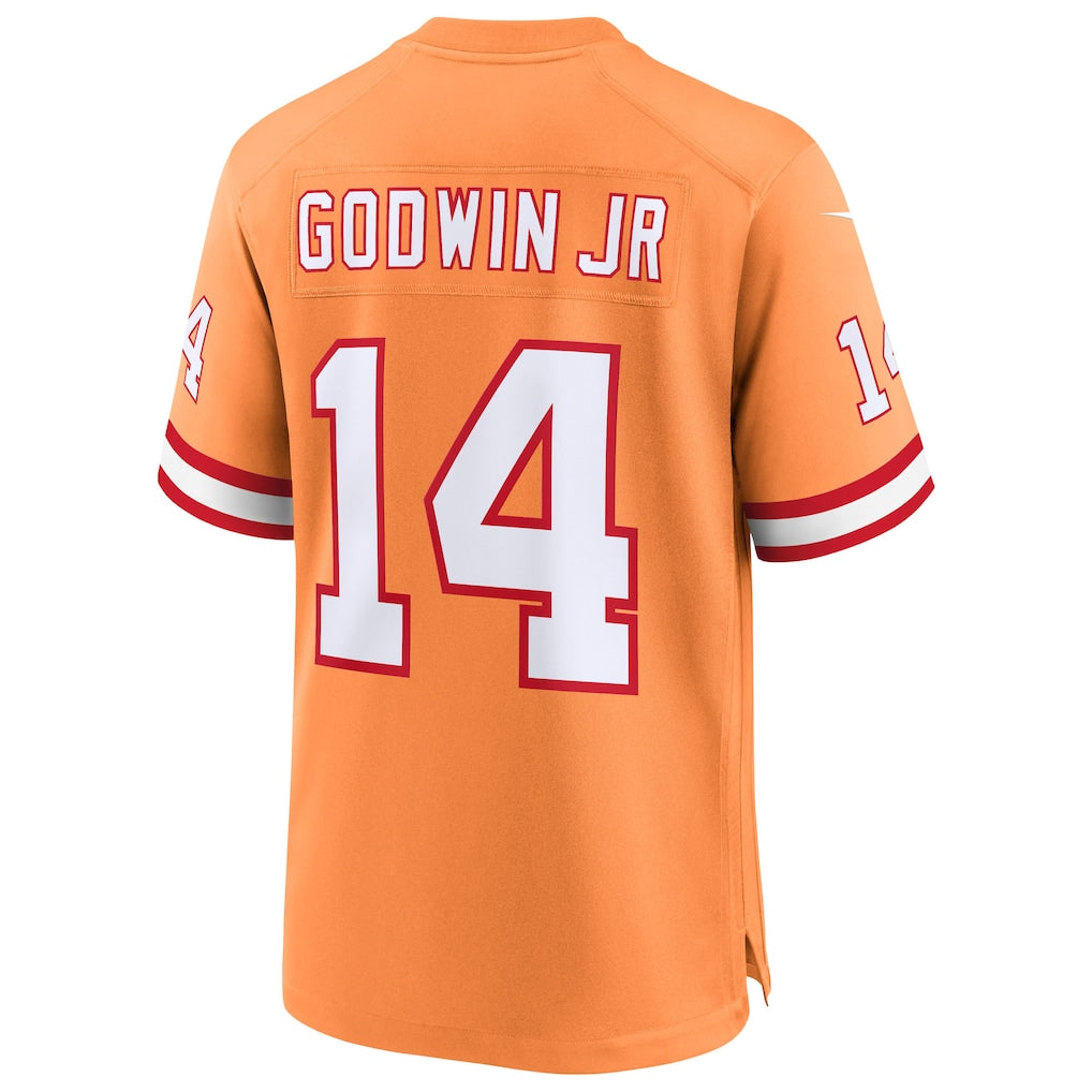 TB.Buccaneers #14 Chris Godwin Jr. Creamsicle 50th Season Game Jersey football jersey product view 1