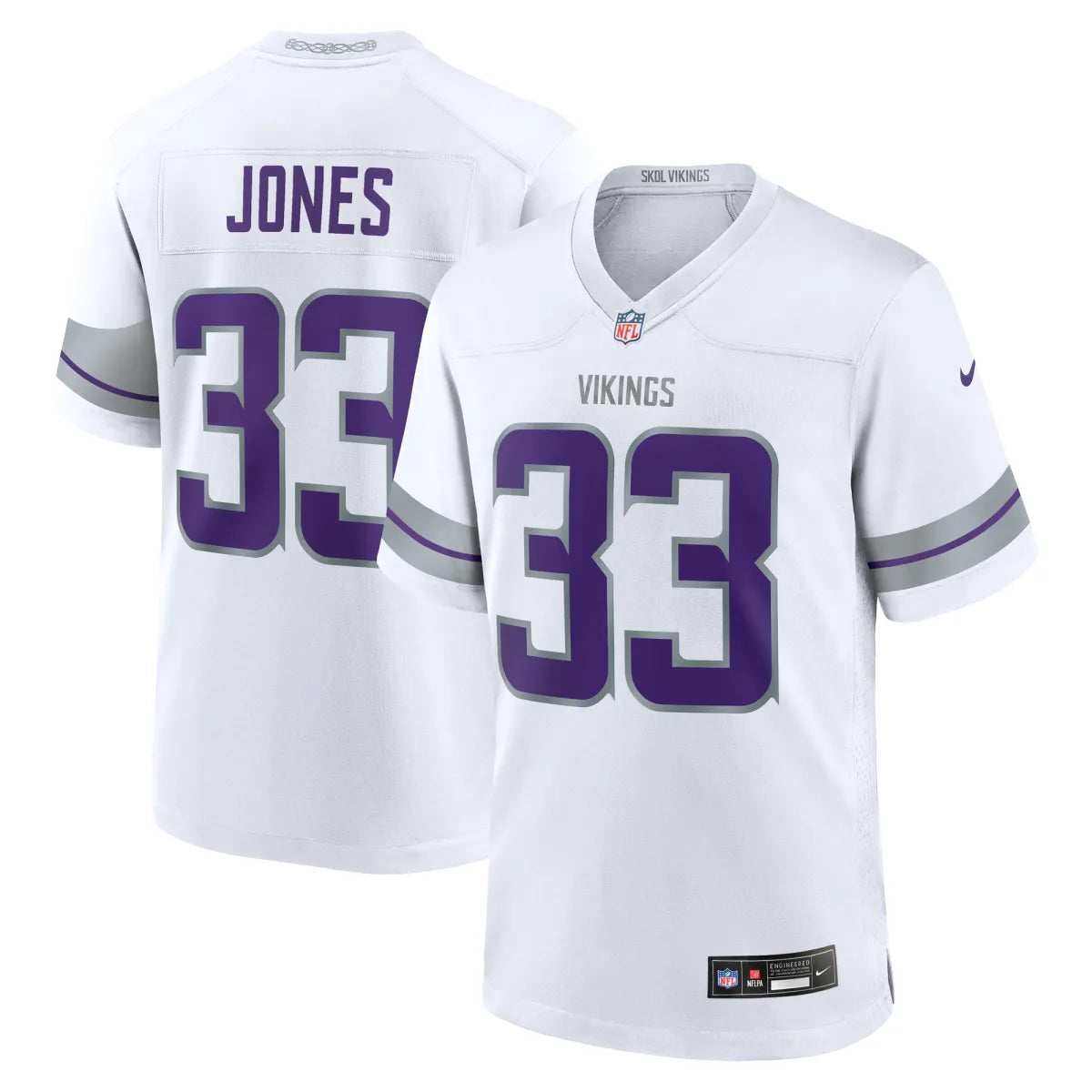 Aaron Jones Minnesota Vikings Jersey football jersey product view 1