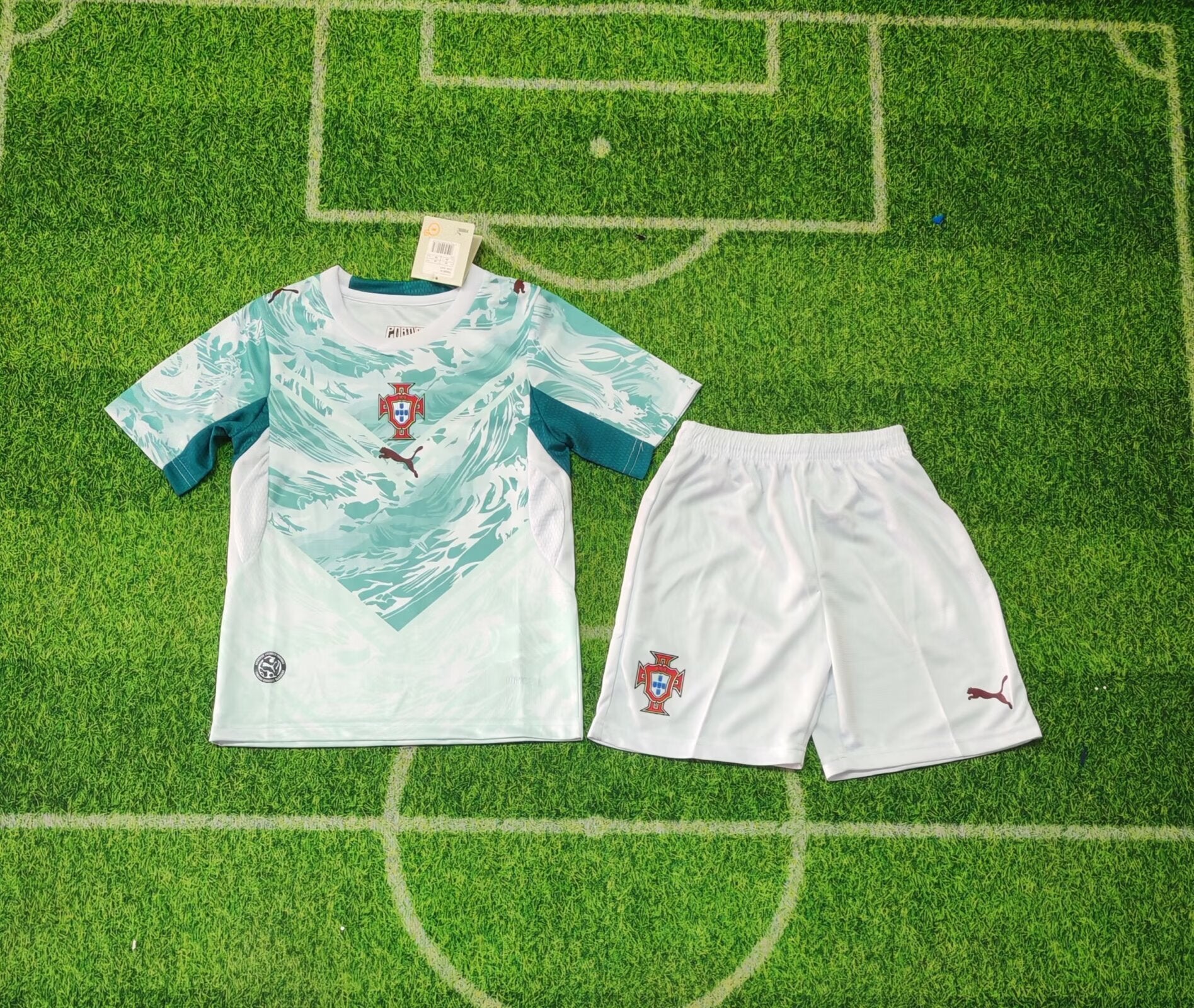 2026-27 Portugal Home Jersey for Kids football jersey product view 1