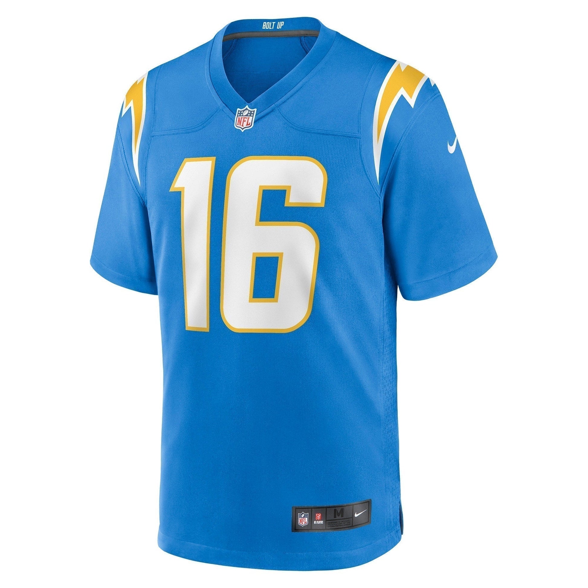 JK Scott Los Angeles Chargers Game Jersey - Powder Blue football jersey product view 2