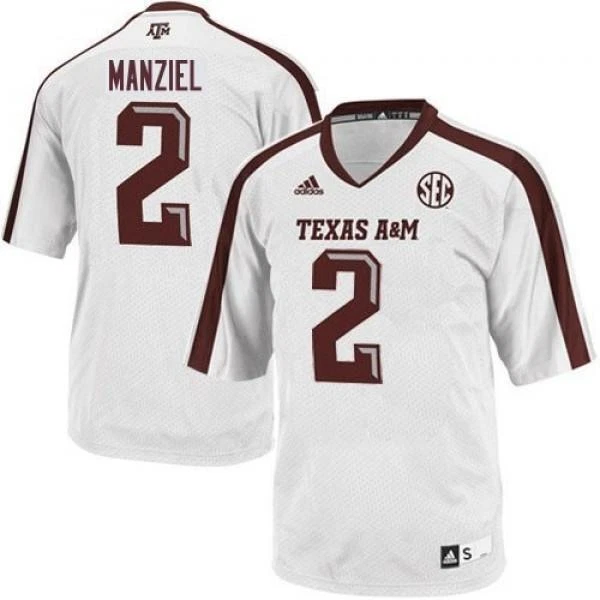 Johnny Manziel Texas A&M Aggies Jersey White sports jersey product view 1