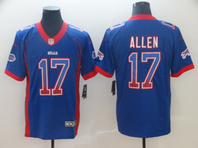 Men's Buffalo Bills Josh Allen #17 Blue Game Jersey1 football jersey product view 1