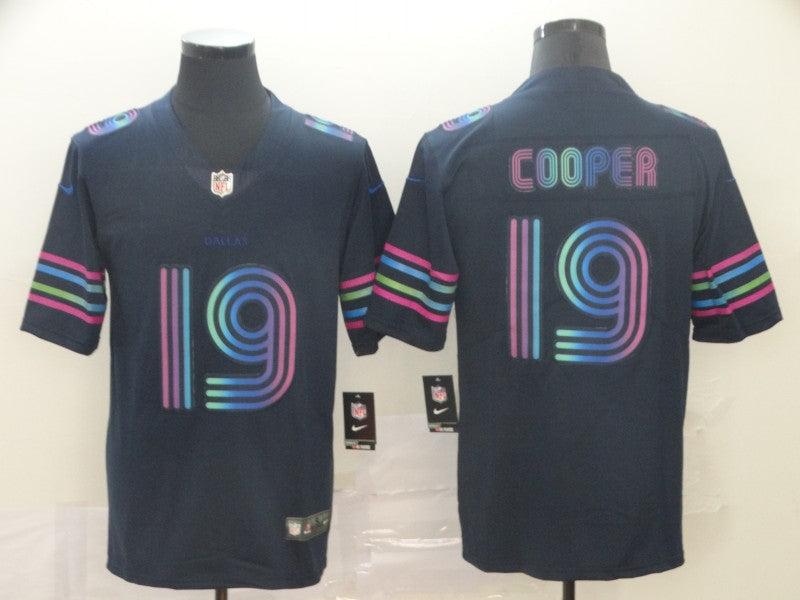 Men's Dallas Cowboys Amari Cooper #19 Navy City Edition Game Jersey1 football jersey product view 1