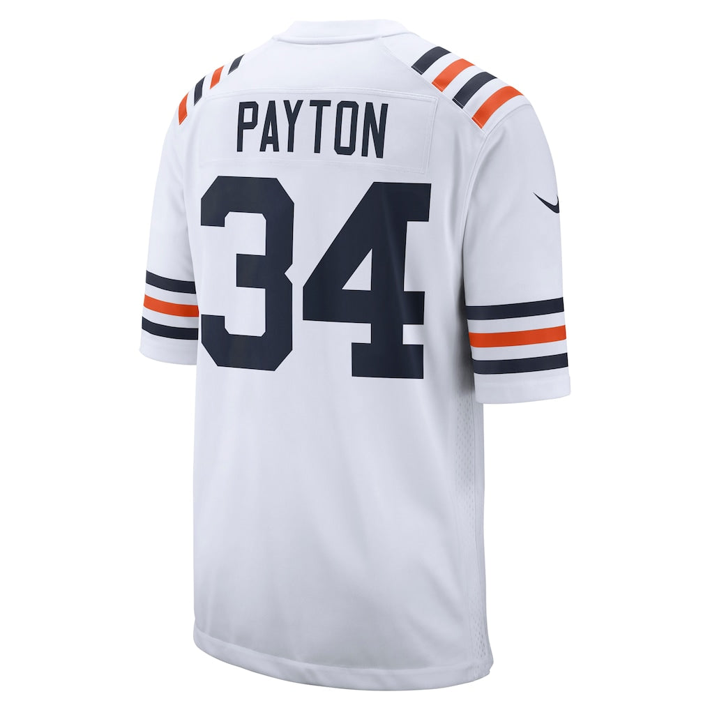 C.Bears #34 Walter Payton White Retired Player Alternate Game Jersey football jersey product view 1