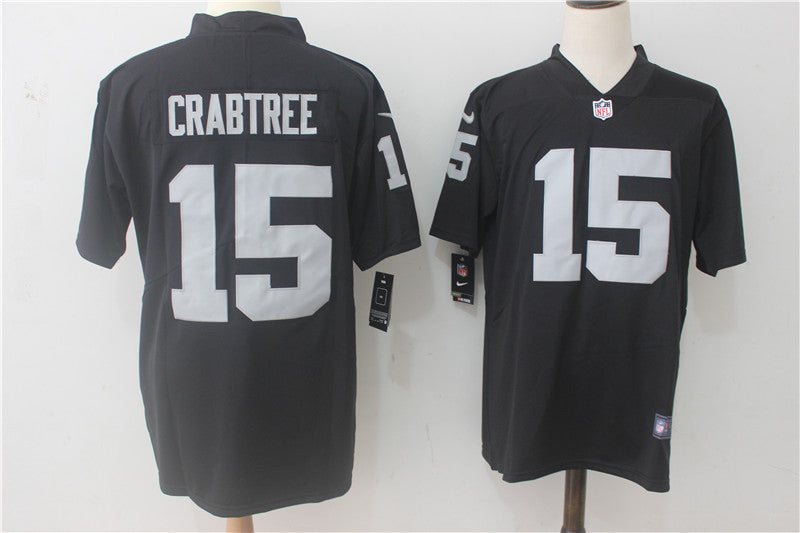 Men's Las Vegas Raiders Michael Crabtree Black Game Player Jersey football jersey product view 1