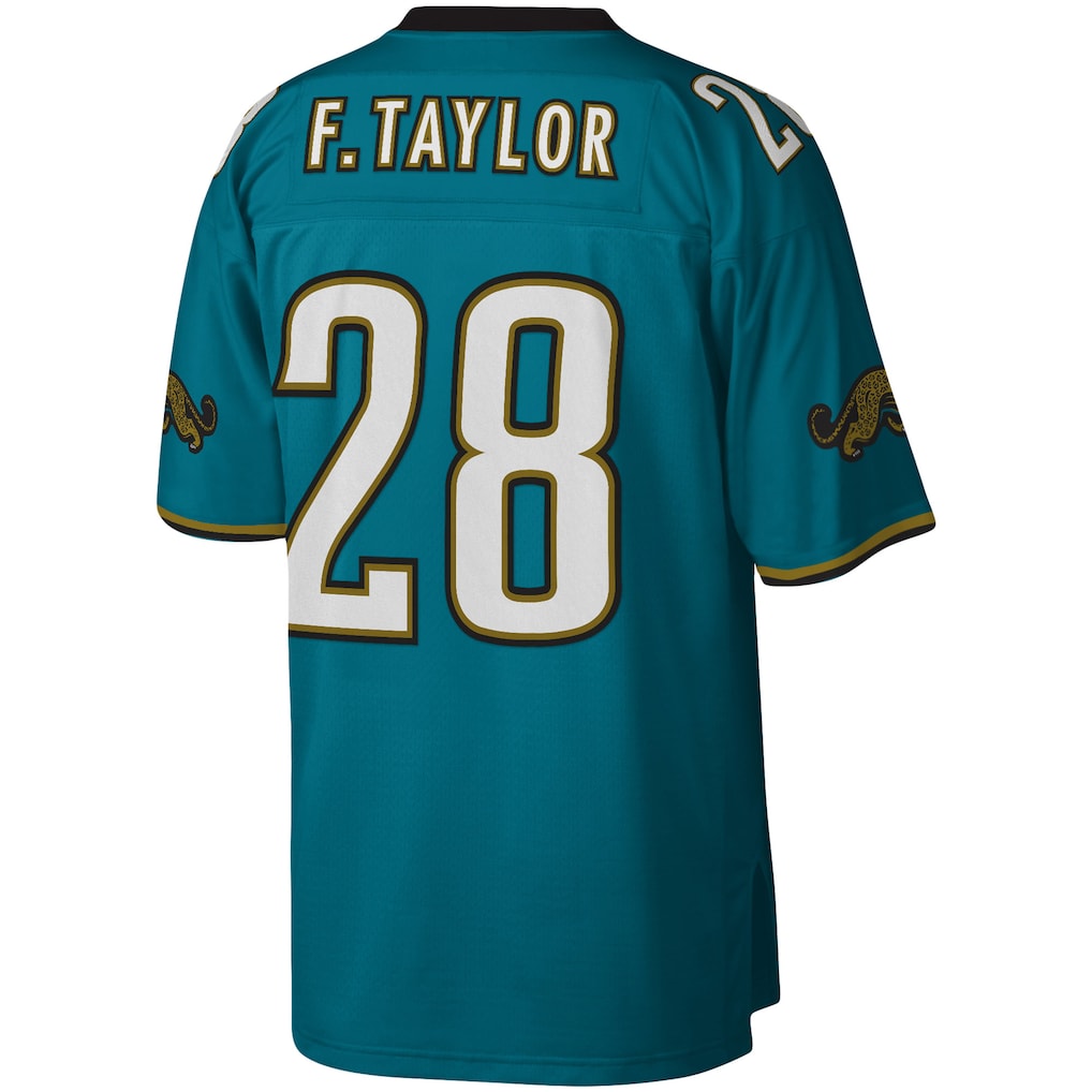 J.Jaguars #28 Fred Taylor Teal Legacy Replica Jersey football jersey product view 1