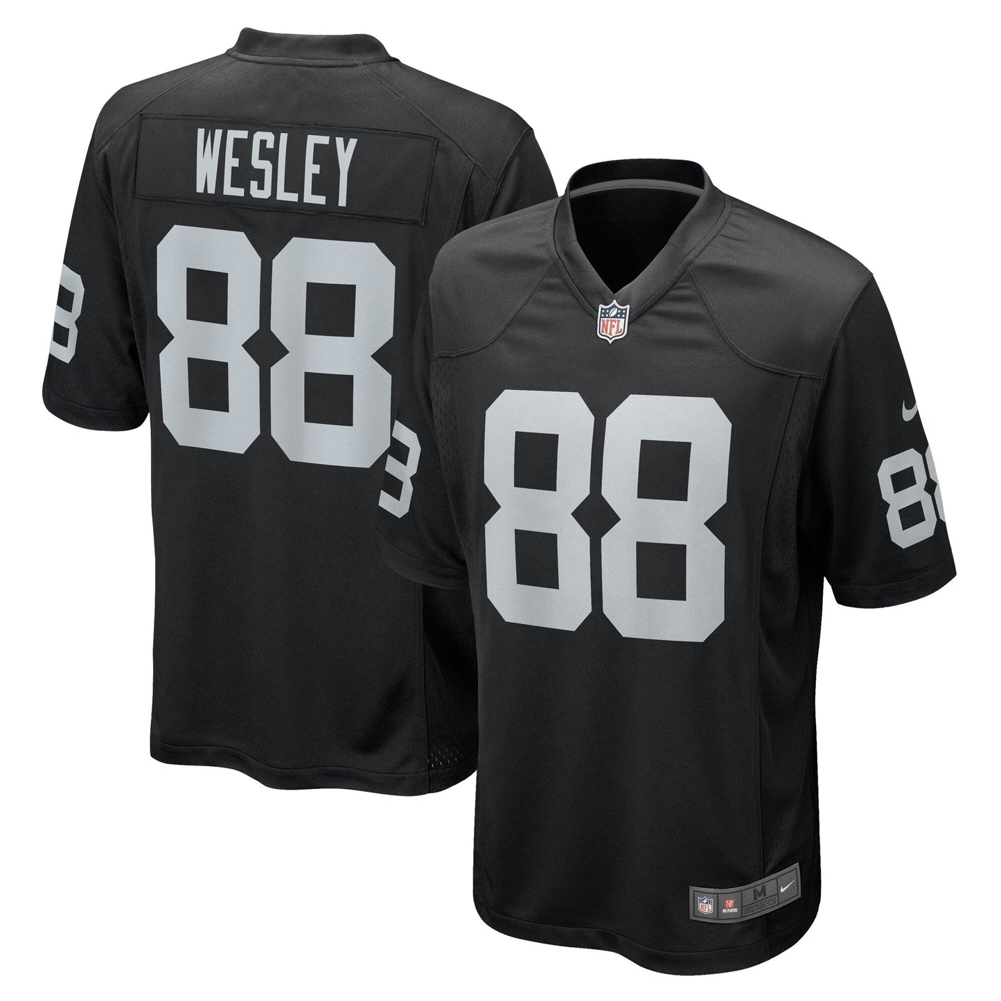Antoine Wesley Las Vegas Raiders Team Game Jersey - Black football jersey product view 1
