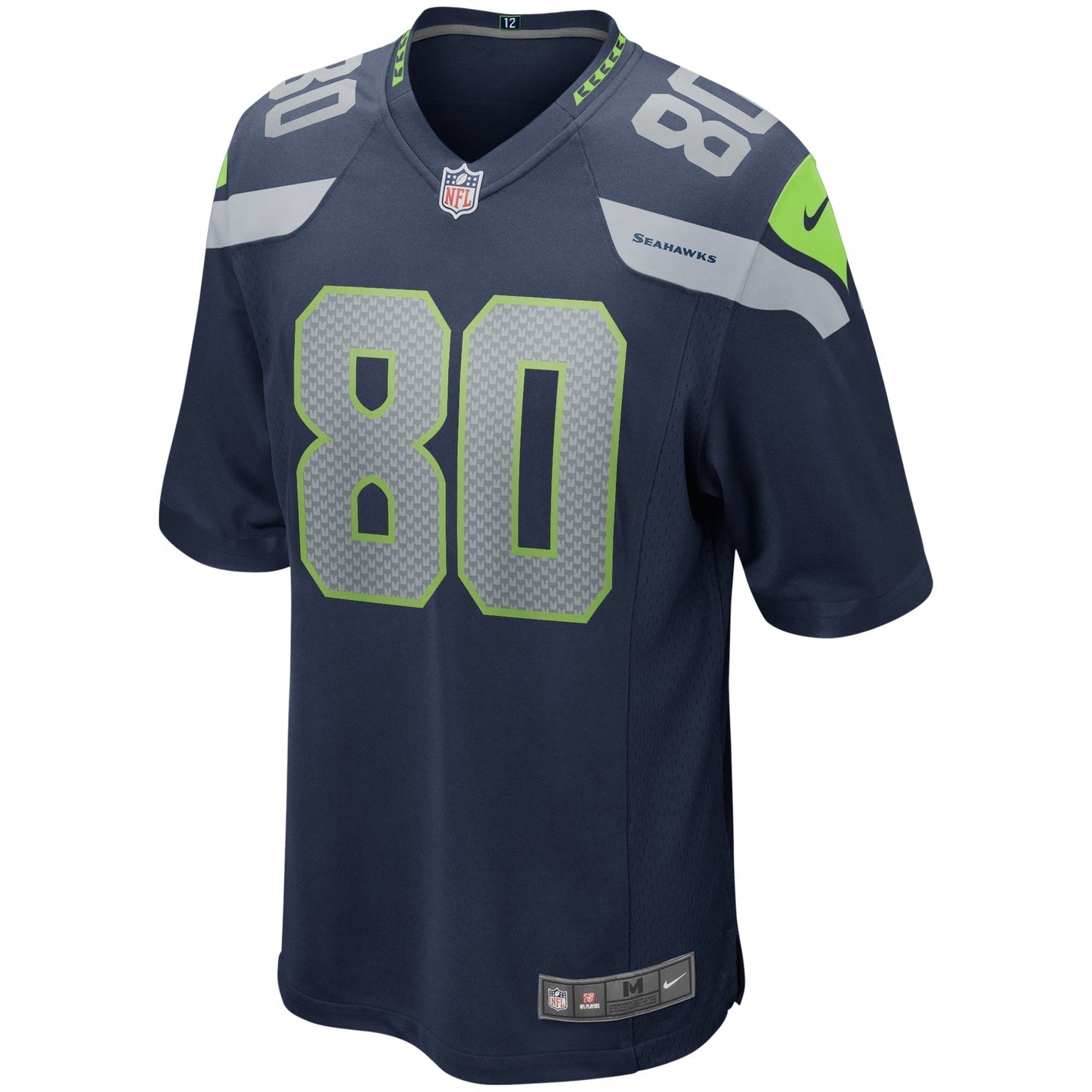 Steve Largent Seattle Seahawks Game Retired Jersey - College Navy football jersey product view 2