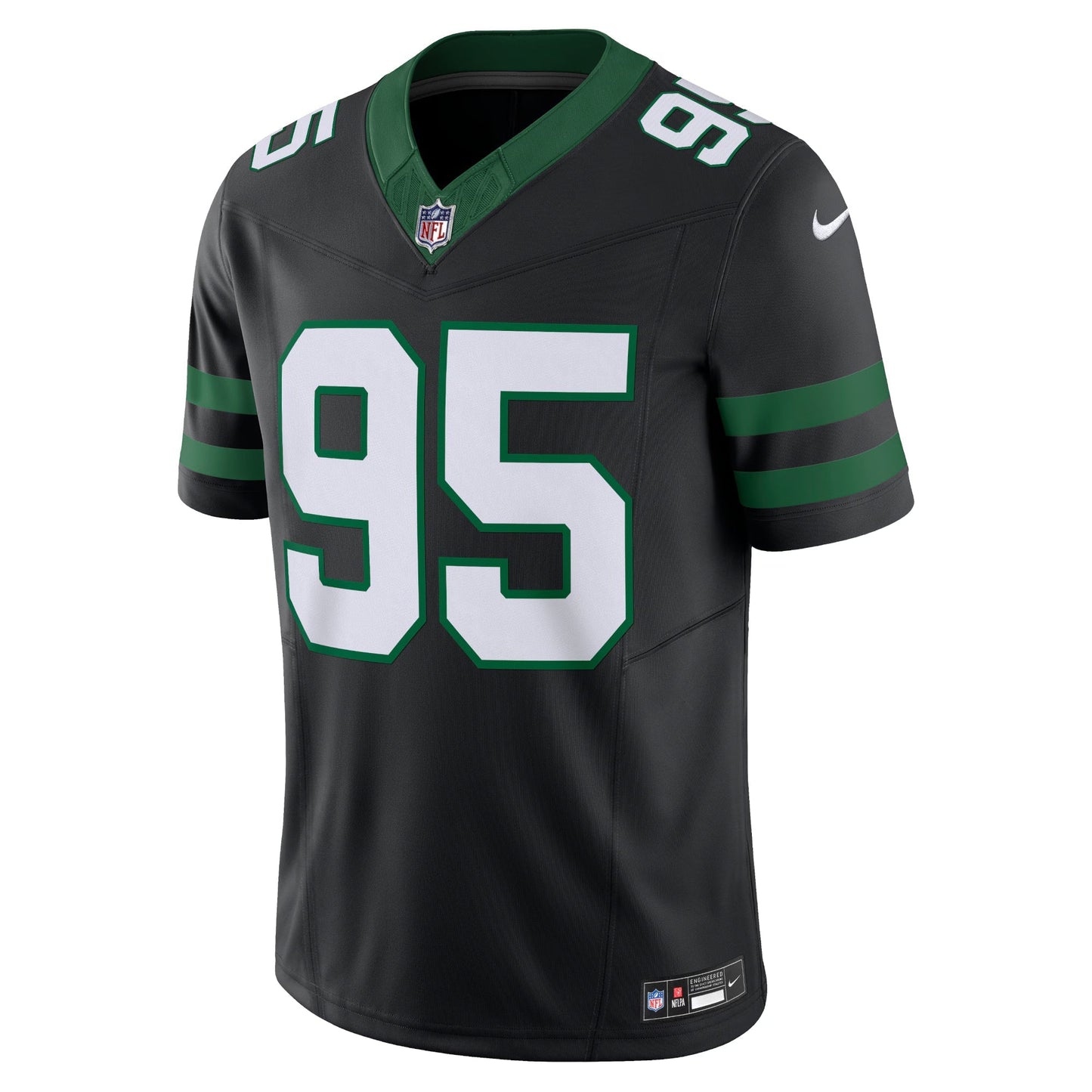 New York Jets Quinnen Williams Legacy Black Alternate Vapor F.U.S.E. Limited Jersey football jersey product view 1