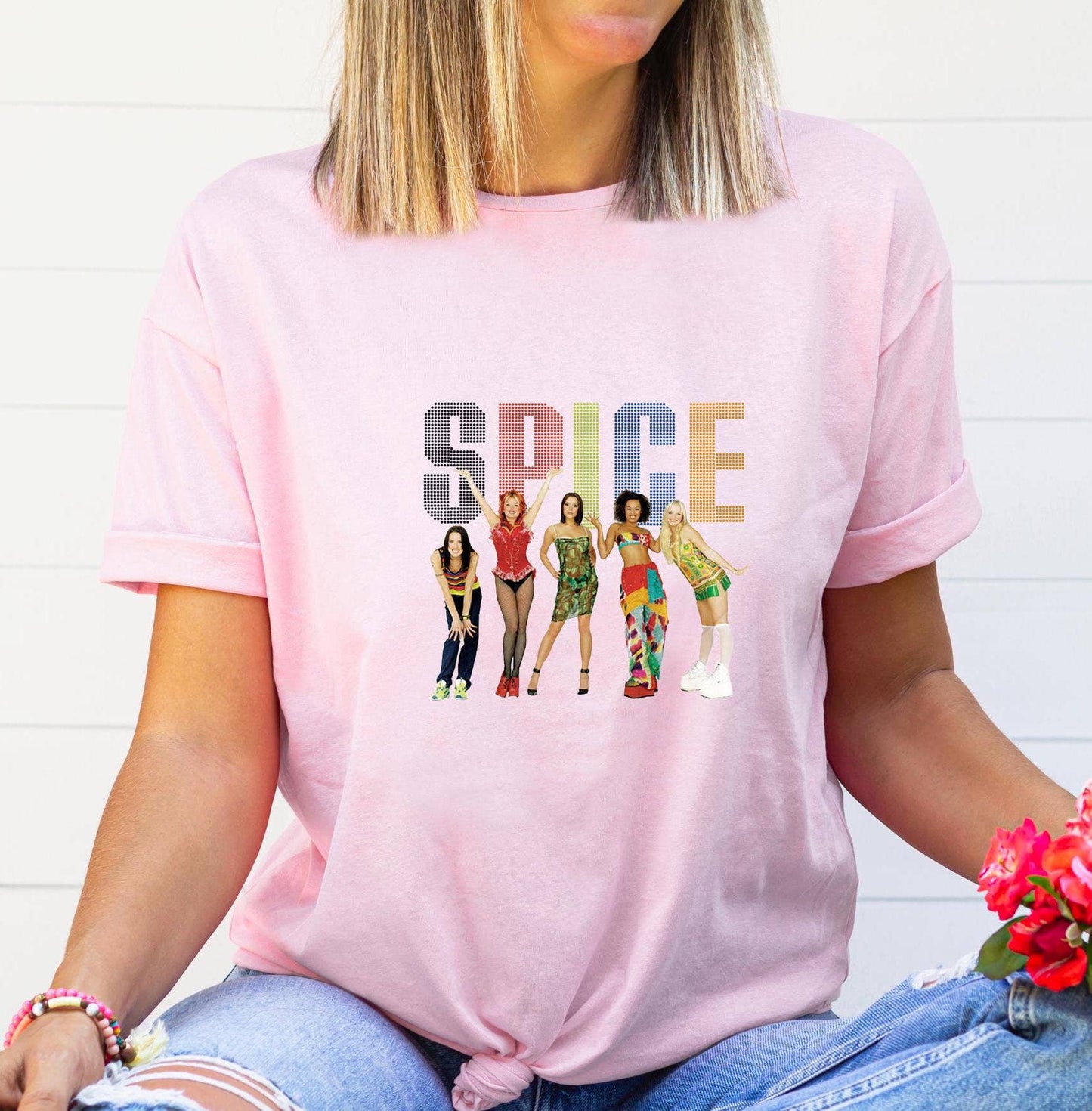 Vintage 90s Spice Girls Shirt Gifts For Teenage Unisex T-shirt, Sweatshirt, Hoodie, Long Sleeve Tee - T-Shirt, Sweatshirt, Hoodie