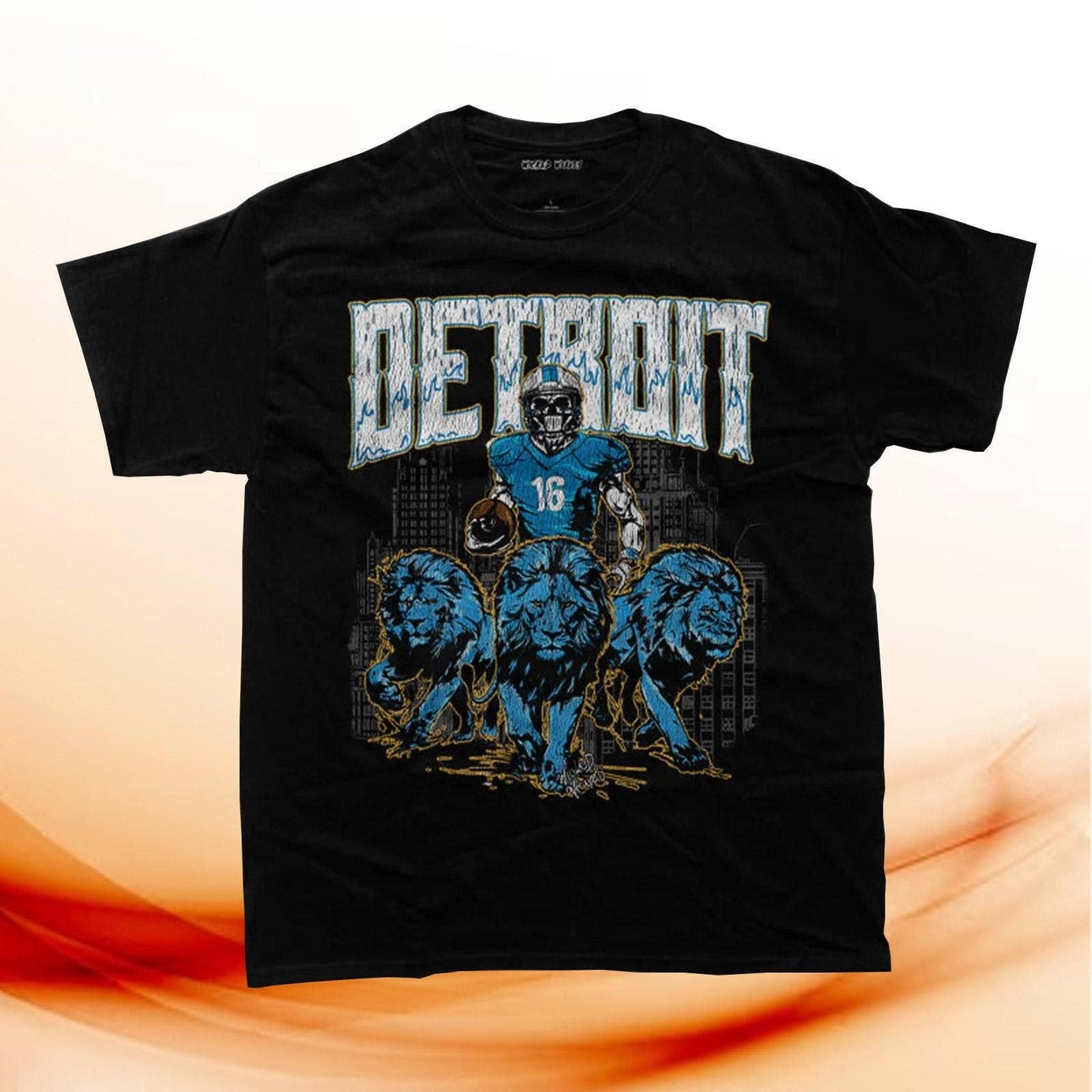 Detroit Football Shirt - Skeleton Graphic Tee For Fans Unisex T-shirt, Sweatshirt, Hoodie, Long Sleeve Tee - T-Shirt, Sweatshirt, Hoodie