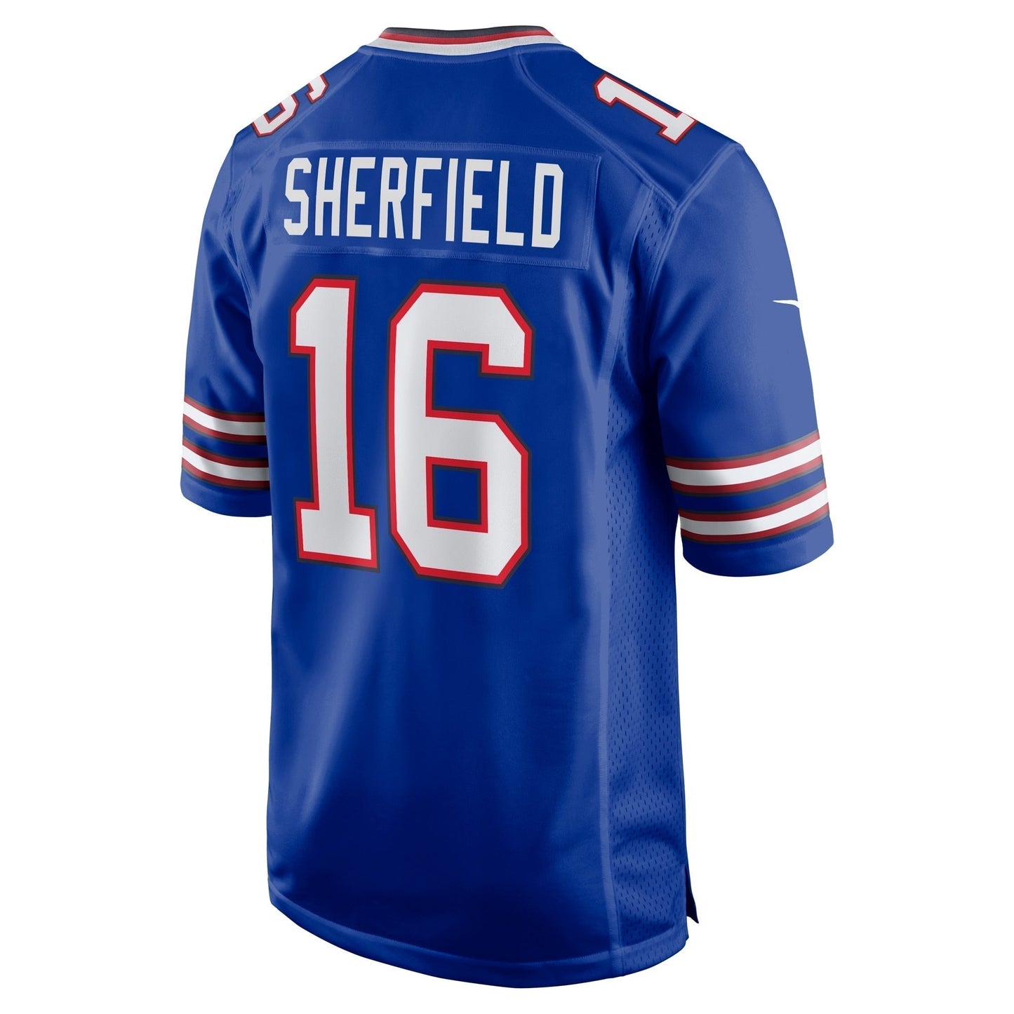 Trent Sherfield Buffalo Bills Game Jersey - Royal football jersey product view 3