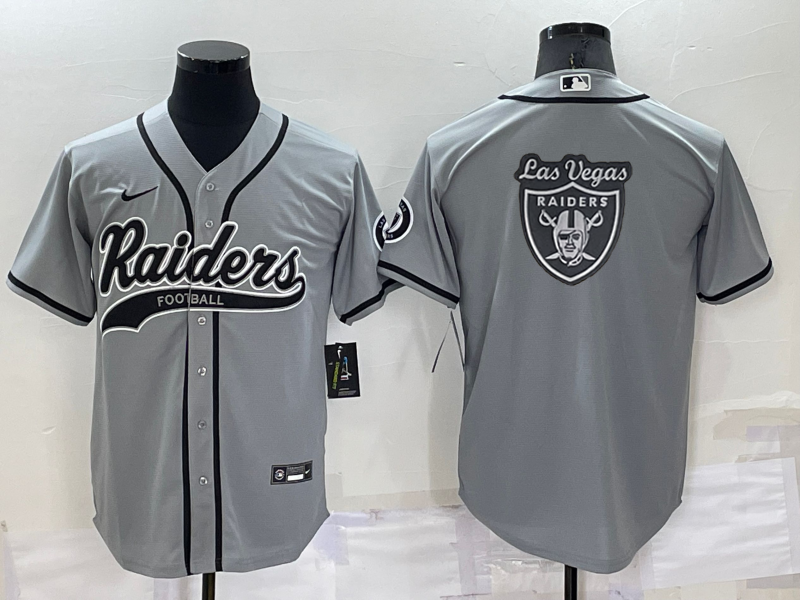 Men's Las Vegas Raiders Gray Game Jersey1 football jersey product view 1