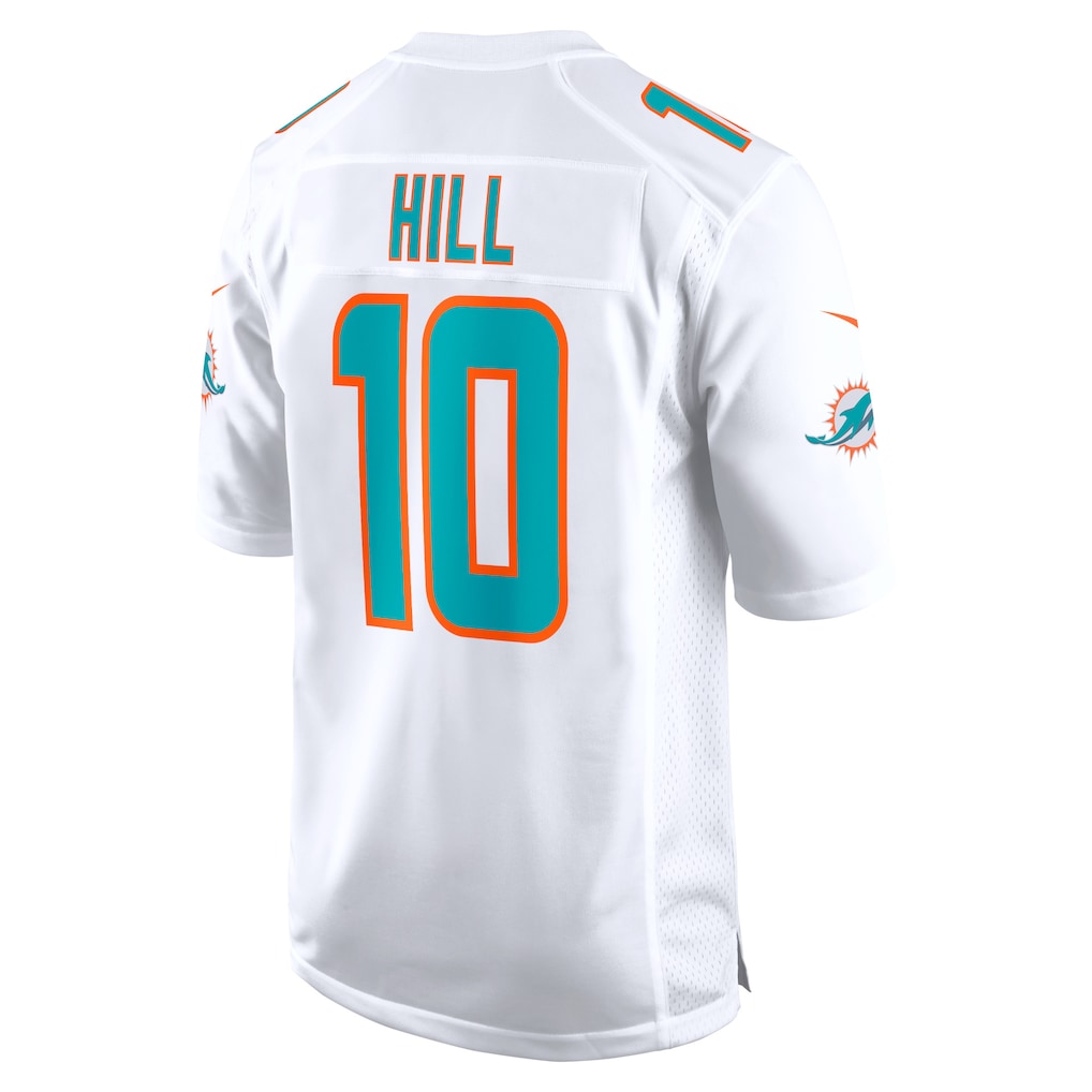 M.Dolphins #10 Tyreek Hill White Game Jersey football jersey product view 1