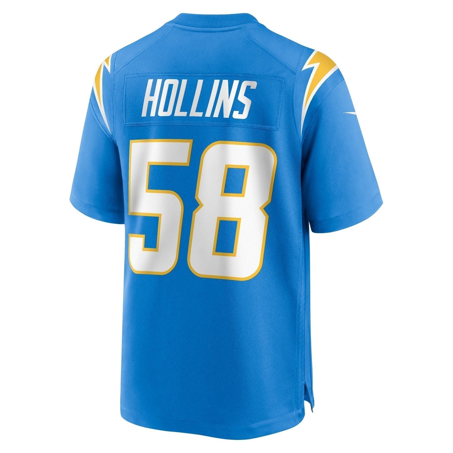 Justin Hollins Los Angeles Chargers Game Jersey - Powder Blue football jersey product view 3