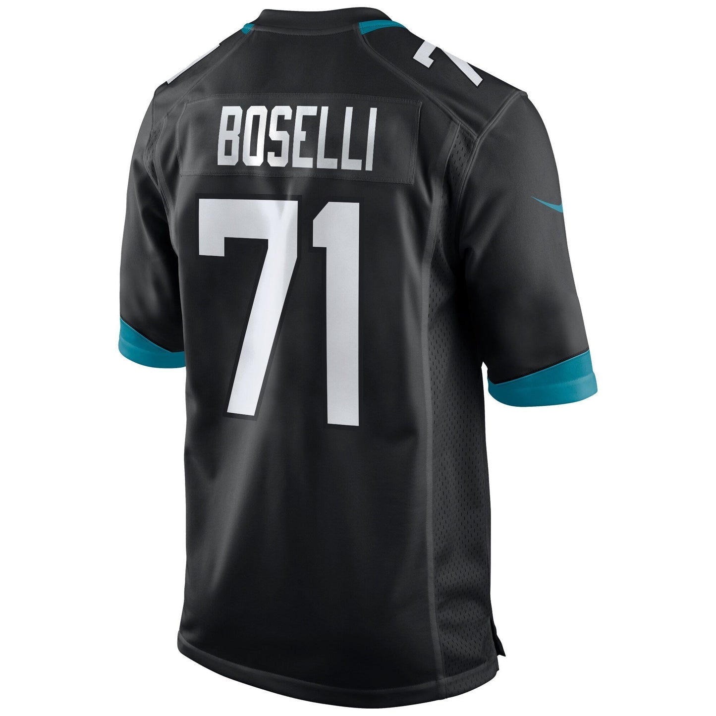 Tony Boselli Jacksonville Jaguars Game Retired Jersey - Black football jersey product view 3
