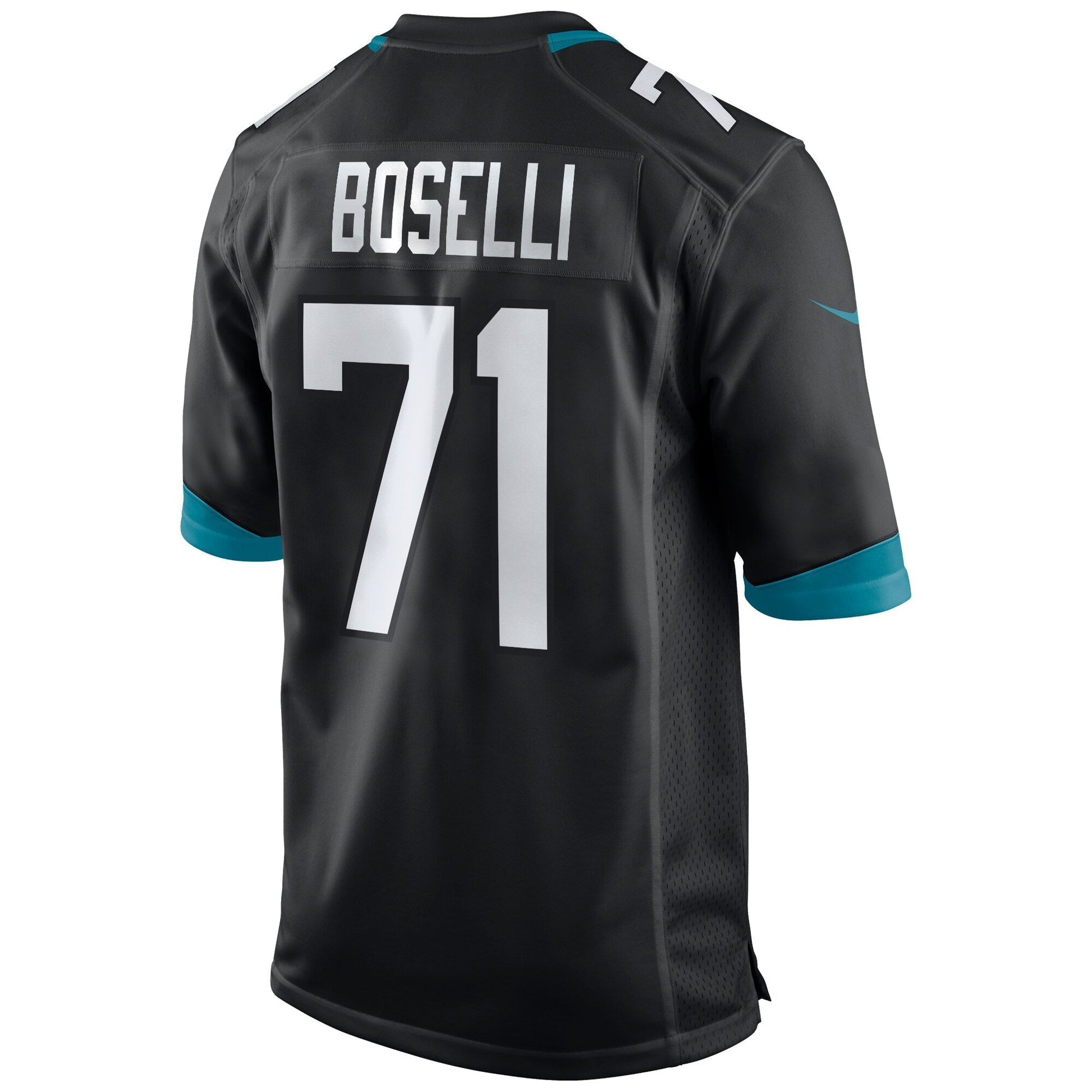 Tony Boselli Jacksonville Jaguars Game Retired Jersey - Black football jersey product view 3