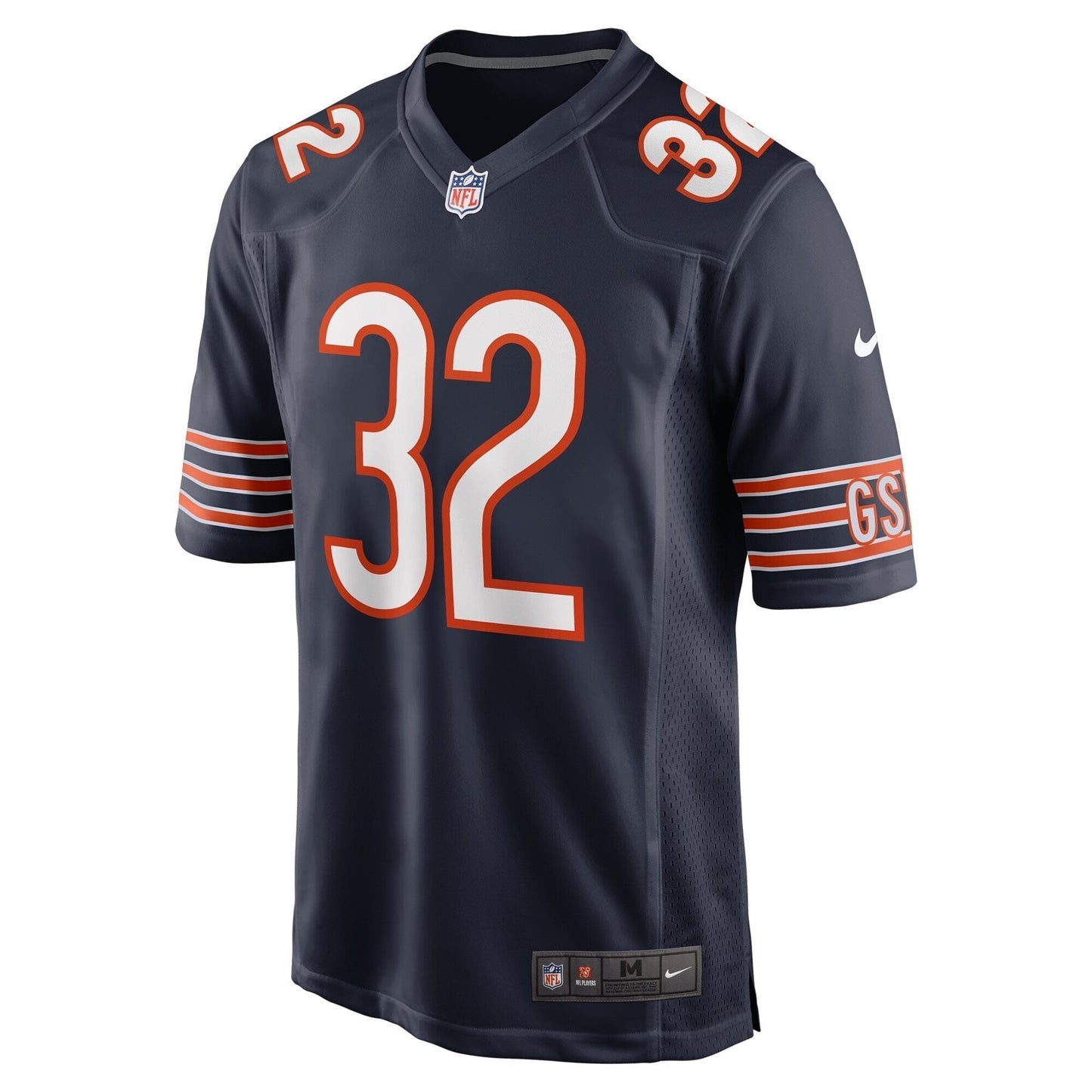 Terell Smith Chicago Bears Game Jersey - Navy football jersey product view 2