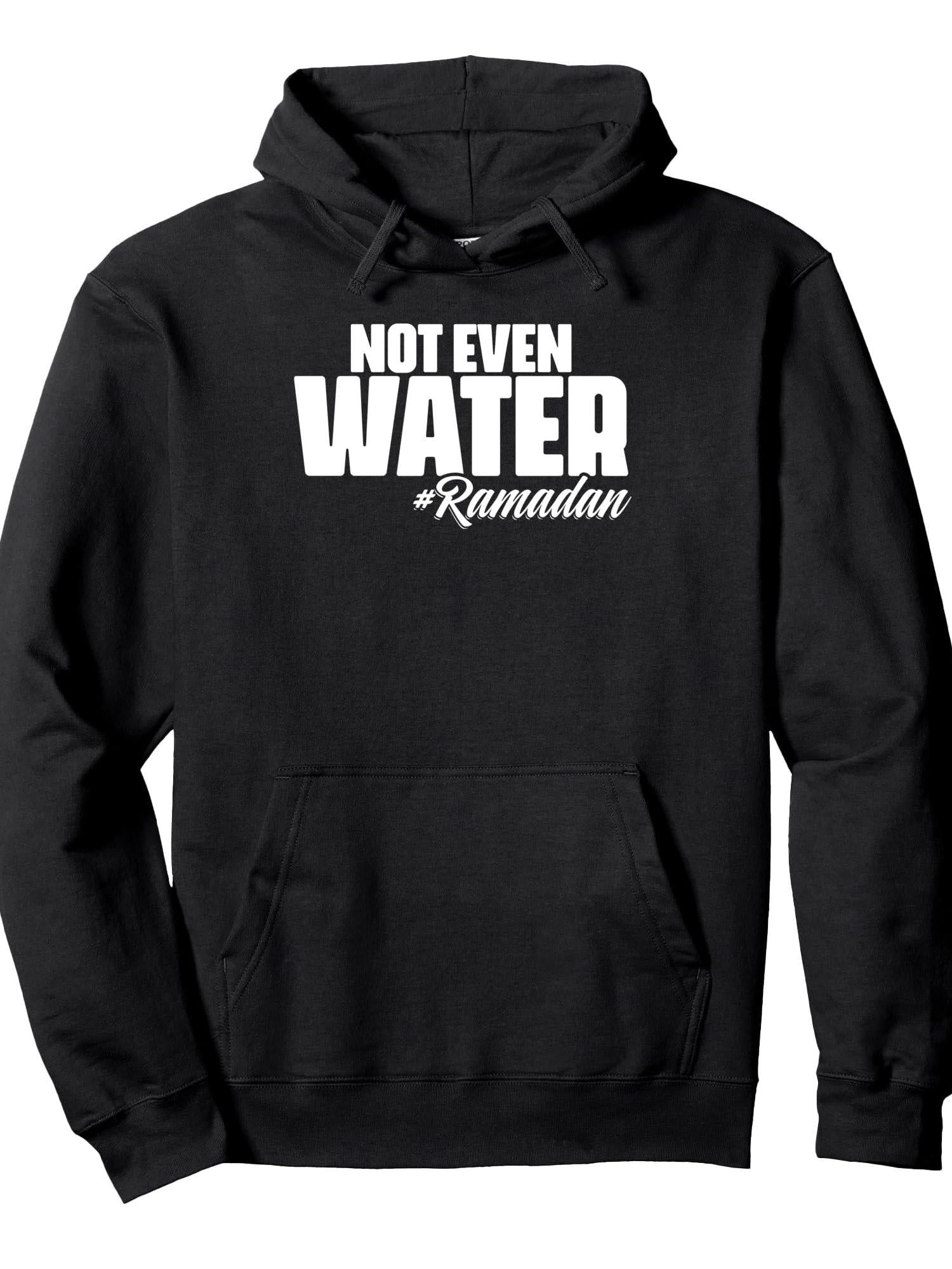 Ramadan Kareem Islamic Quotes for Fasting Muslim Pullover Hoodie Ramadan Black 250gsm Cotton Long Sleeve Men Casual Hoodie sports jersey product view 1