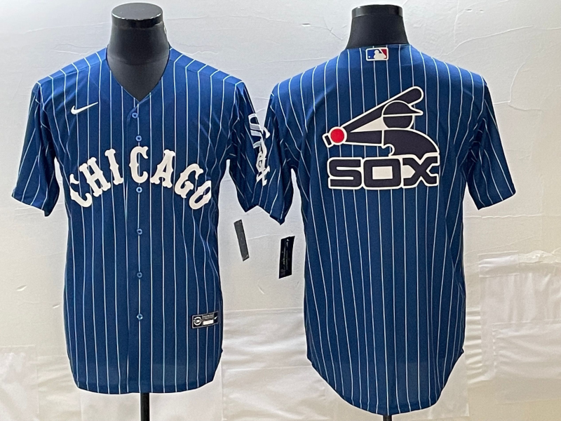 Men's Chicago White Sox Blue Replica Player Jersey baseball jersey product view 1