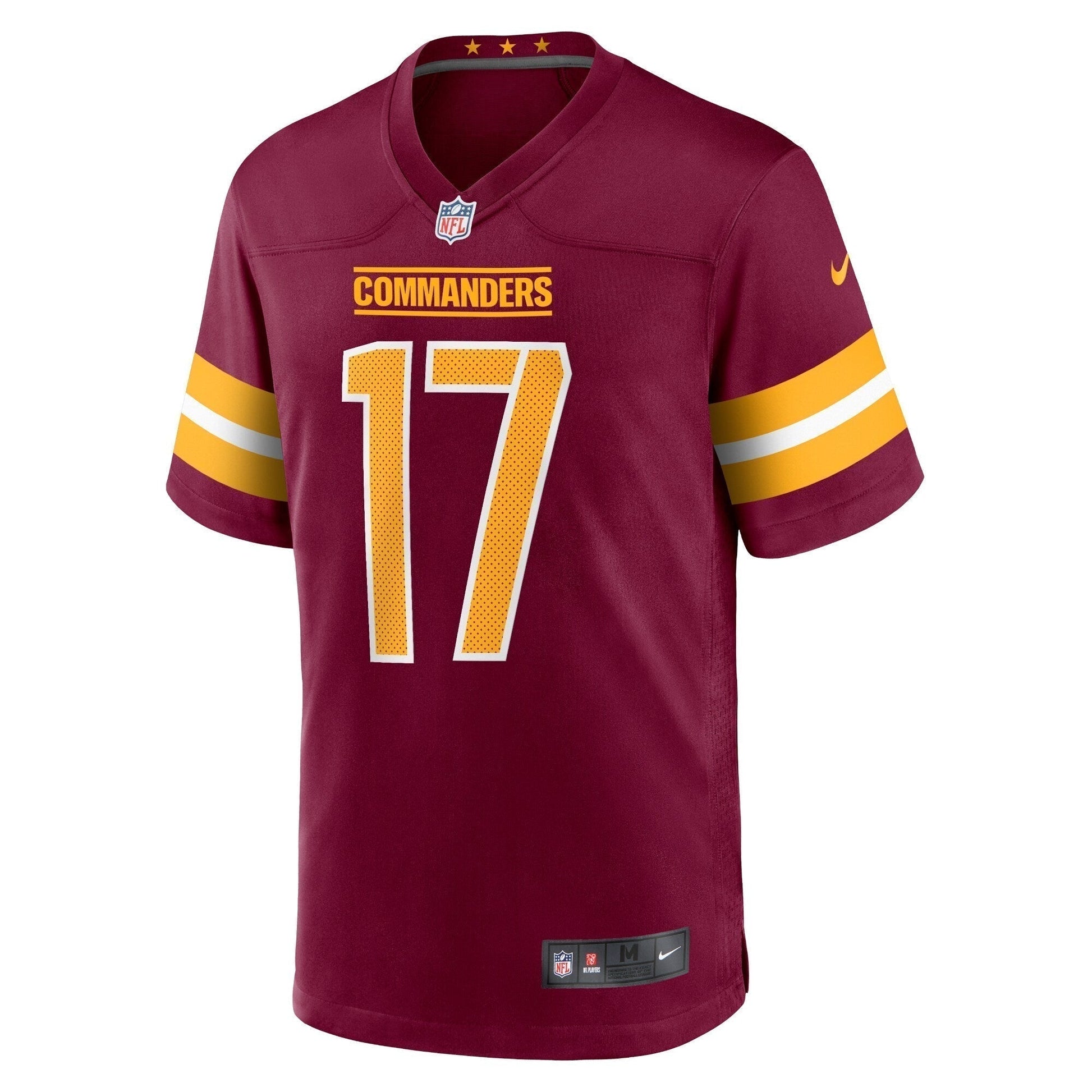 Terry McLaurin Washington Commanders Game Jersey - Burgundy football jersey product view 2