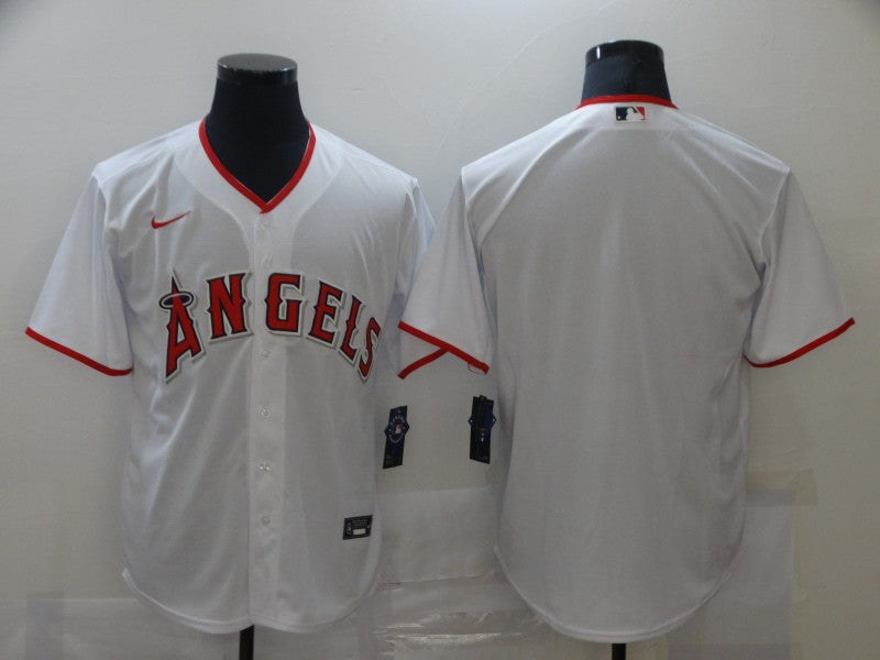 Men's Los Angeles Angels White Home Replica Team Blank Jersey baseball jersey product view 1