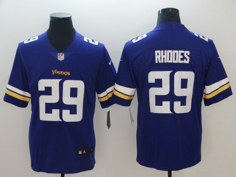 Men's Minnesota Vikings Xavier Rhodes Purple Game Jersey football jersey product view 1