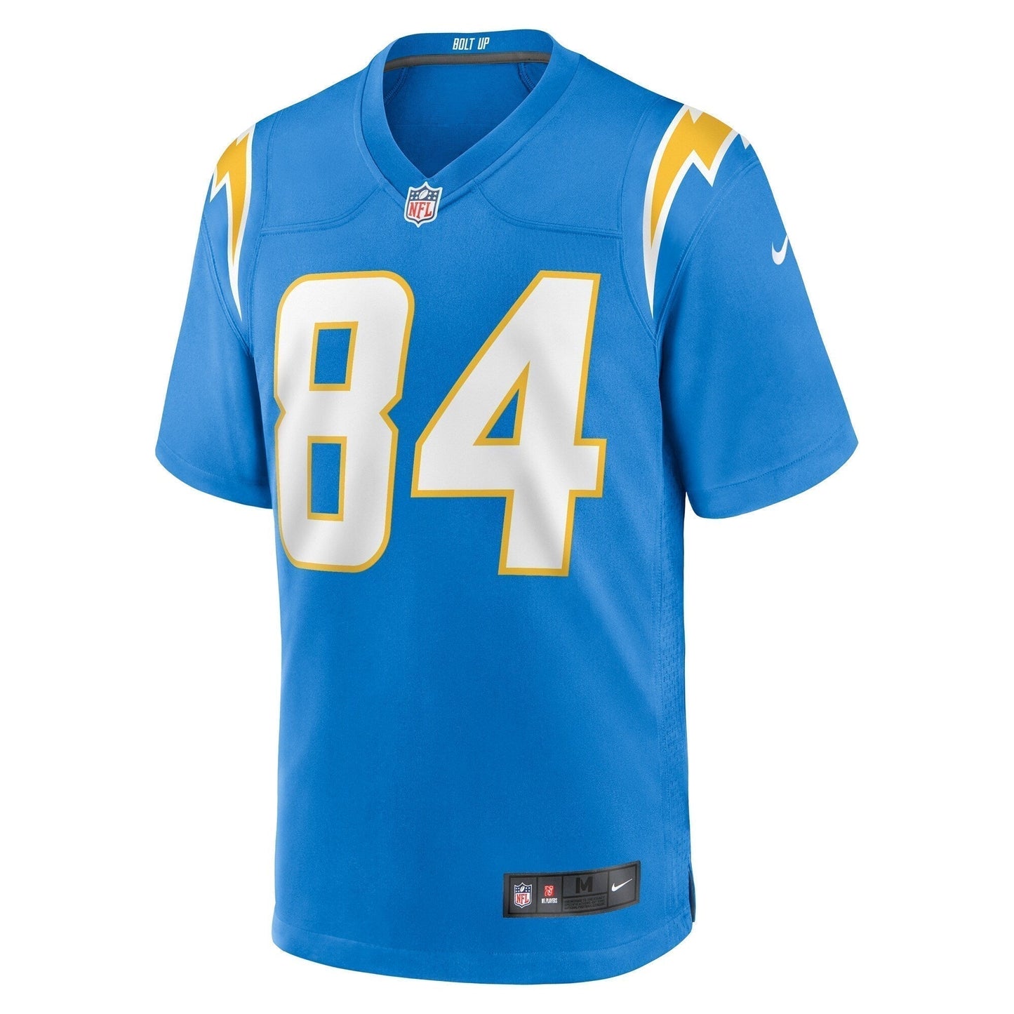Stone Smartt Los Angeles Chargers Team Game Jersey - Powder Blue football jersey product view 2
