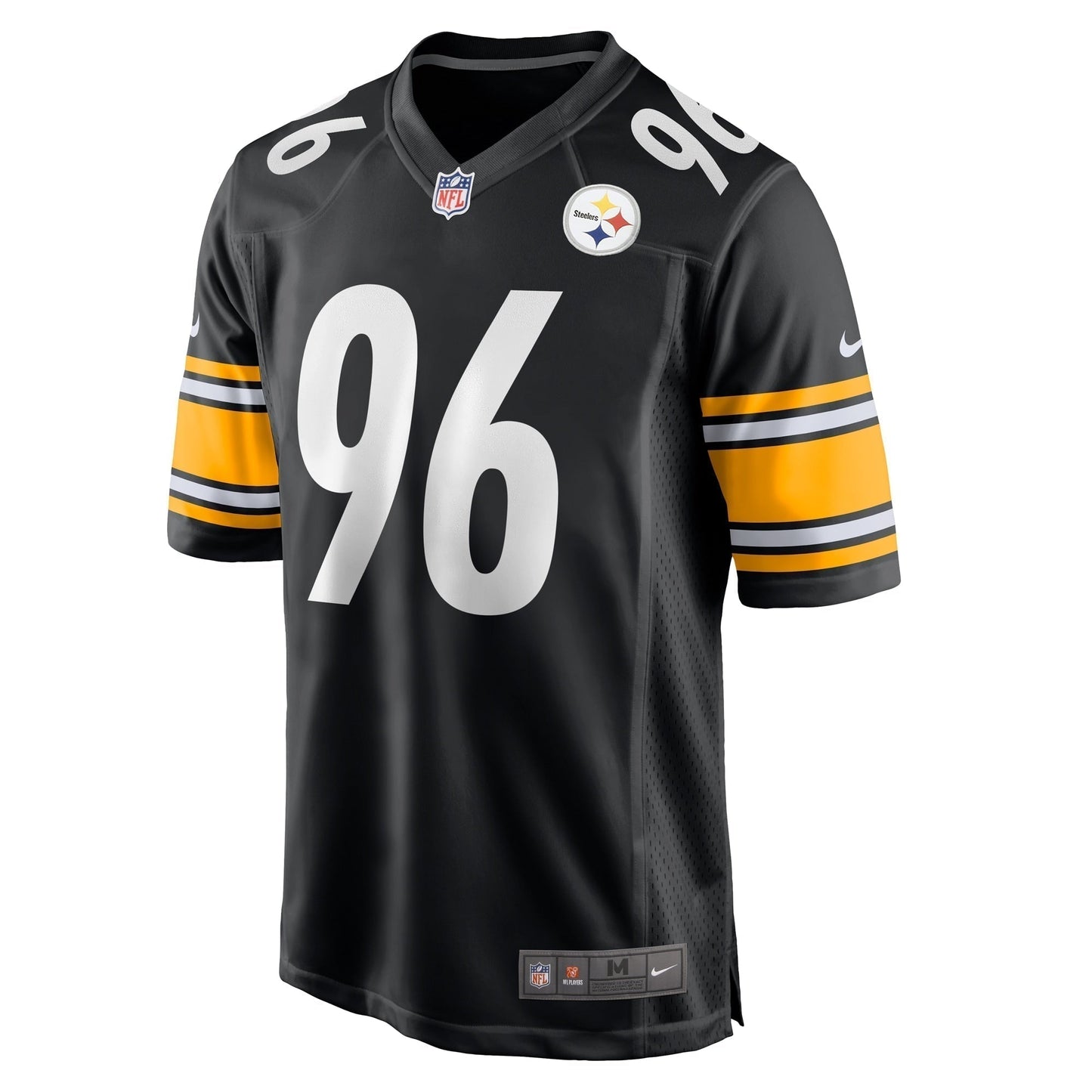 Breiden Fehoko Pittsburgh Steelers Game Jersey - Black football jersey product view 2