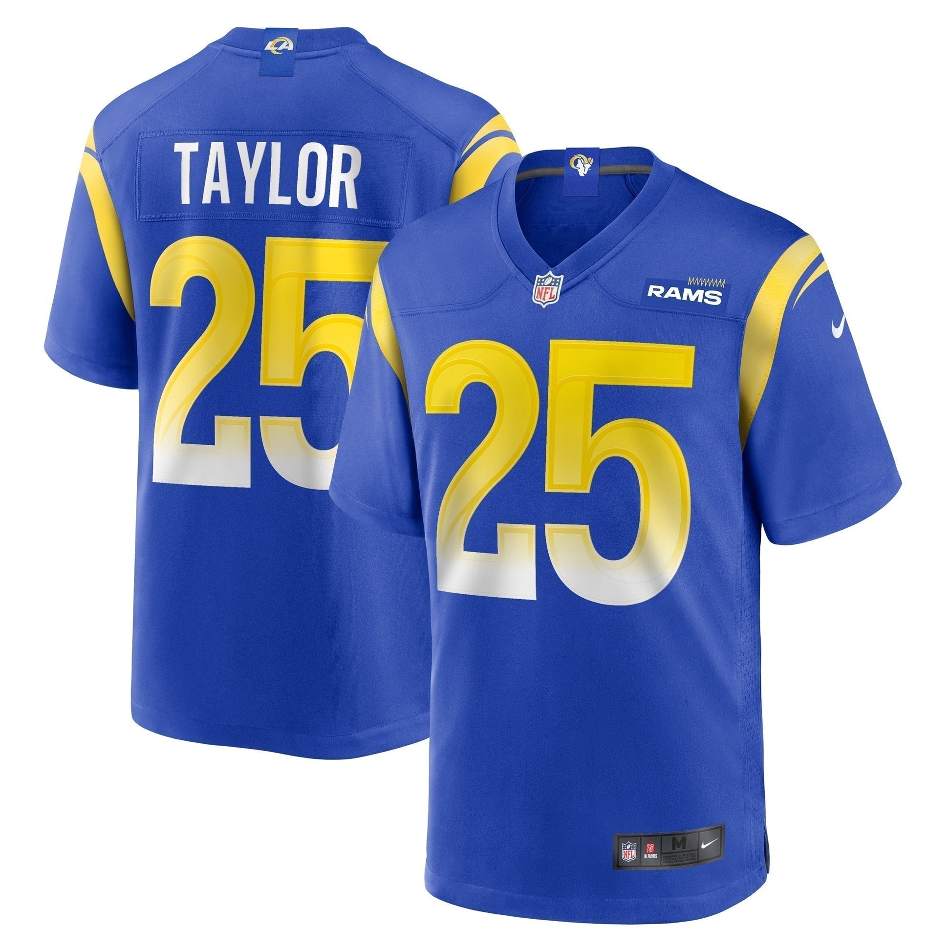Jason Taylor Los Angeles Rams Team Game Jersey - Royal football jersey product view 1