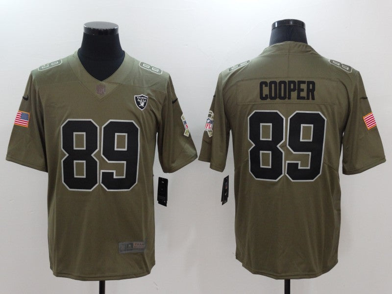 Men's Las Vegas Raiders Amari Cooper #89 Brown Game Player Jersey1 football jersey product view 1